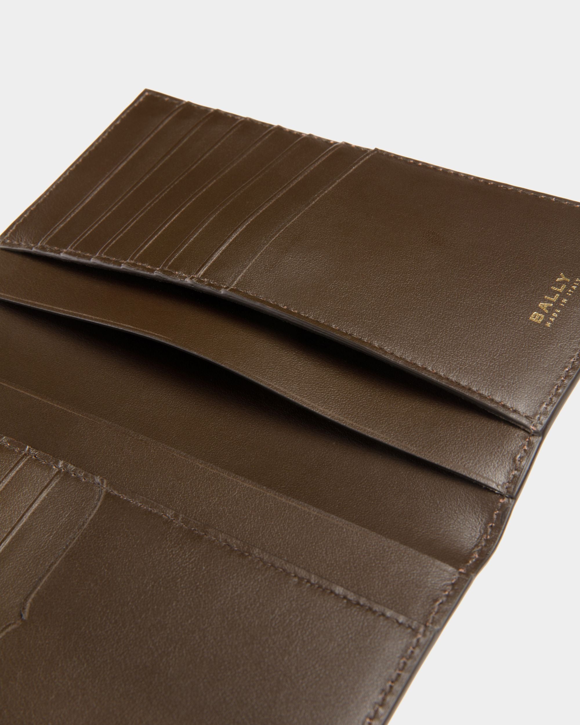 Portefeuille Continental Speciale En Cuir Marron - Homme - Bally - 04