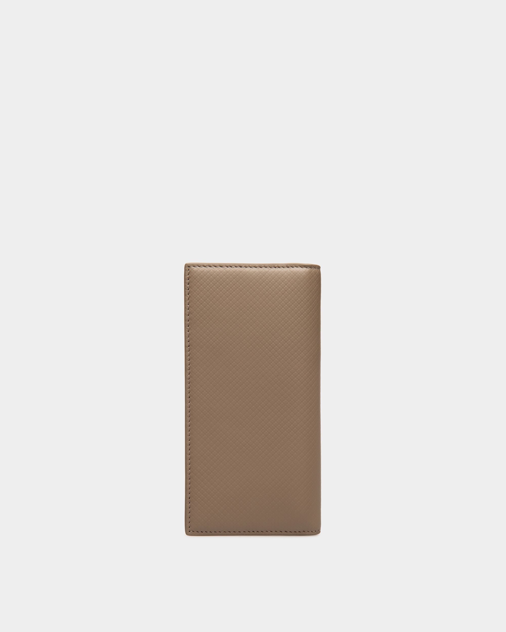 Portefeuille Continental En Cuir Gaufré Beige - Homme - Bally - 02