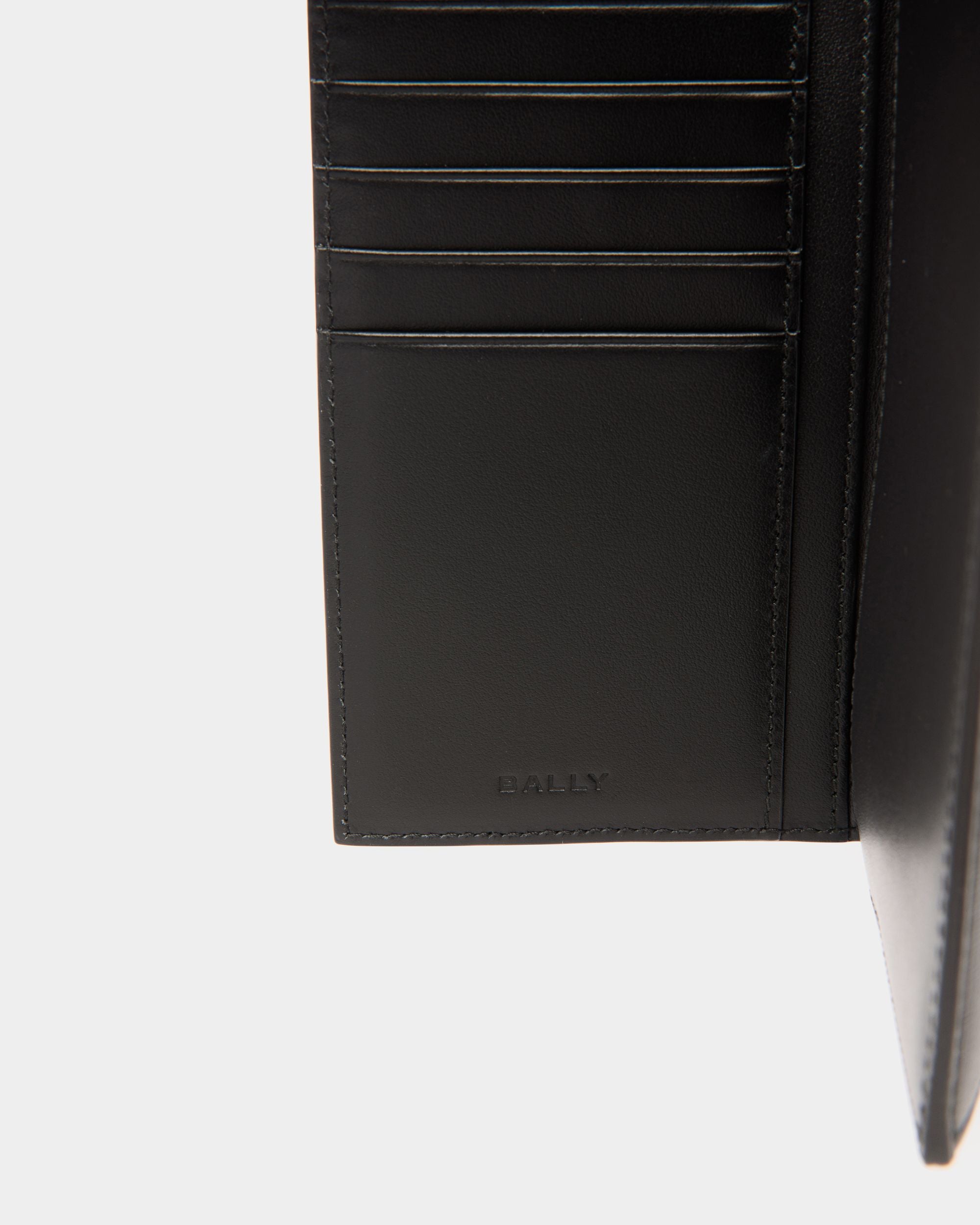 Portefeuille Continental Mythos En Cuir Recyclé Noir - Homme - Bally - 04