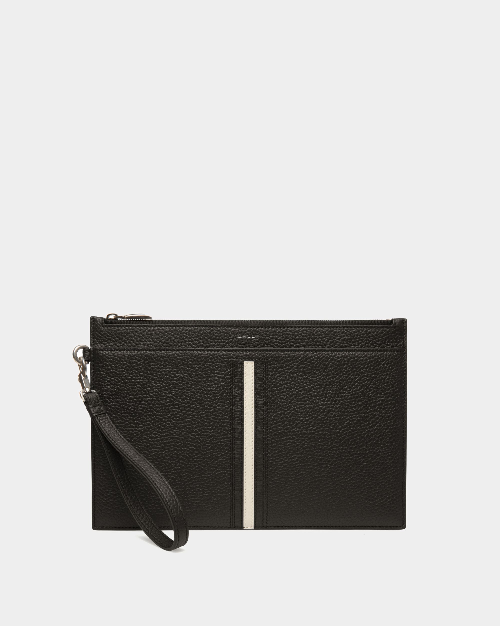 Nécessaire Ribbon En Cuir Noir - Homme - Bally - 01
