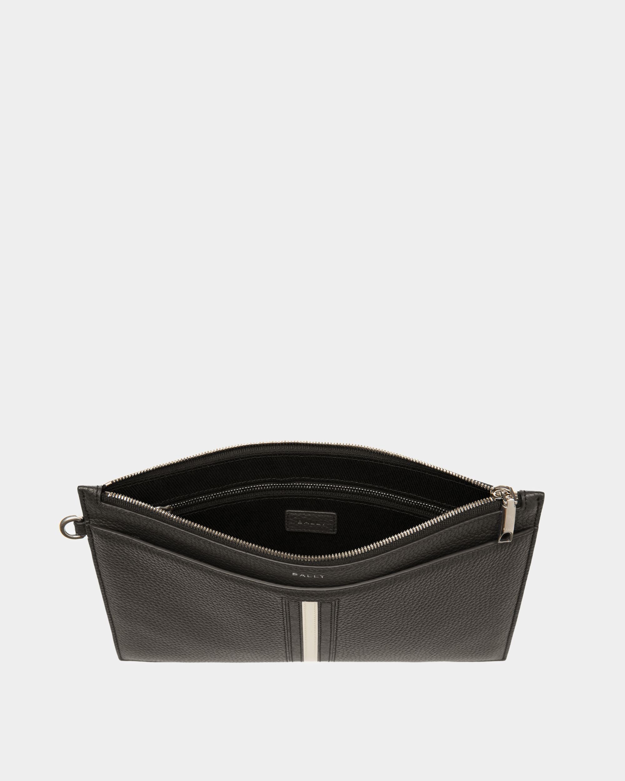 Nécessaire Ribbon En Cuir Noir - Homme - Bally - 03