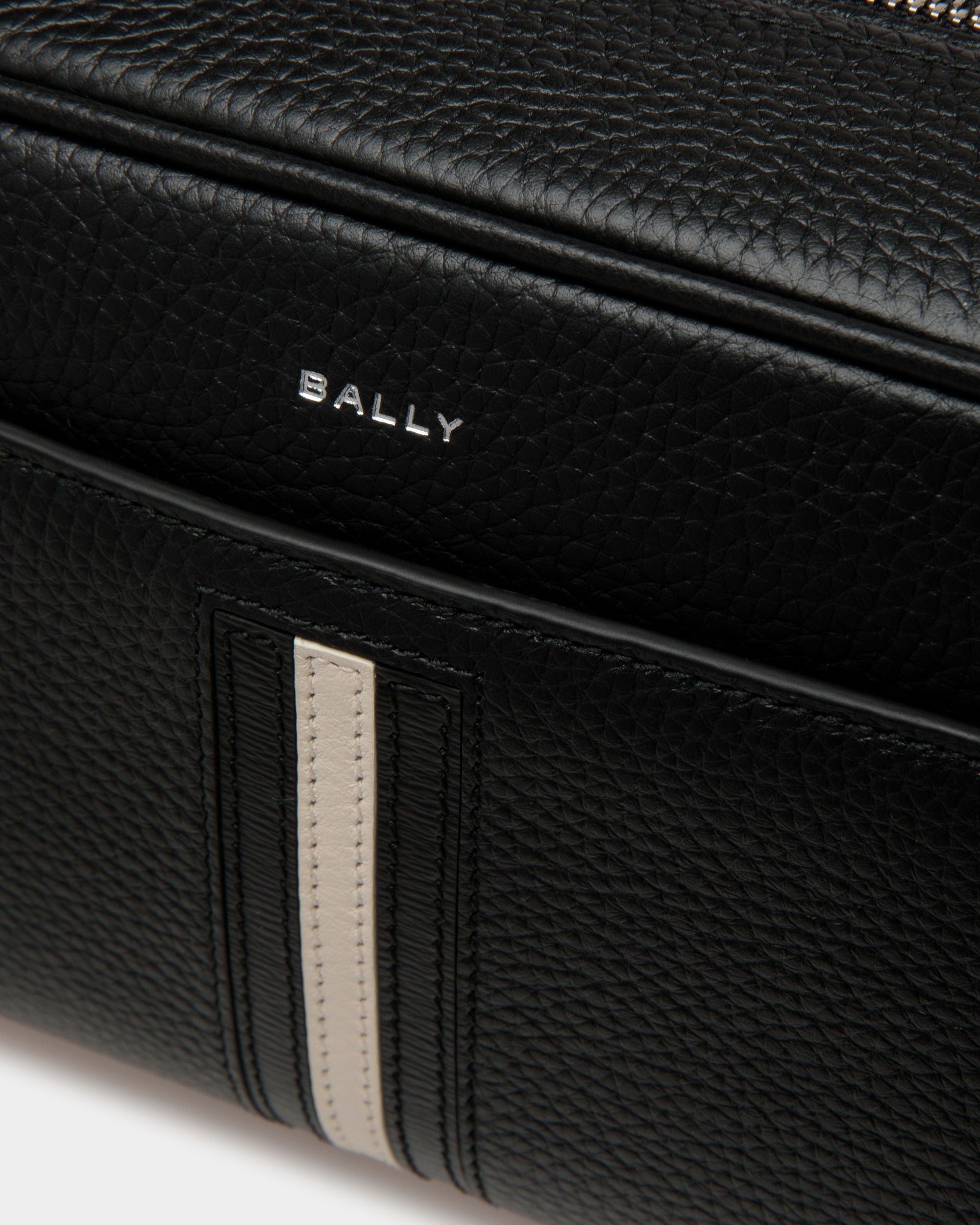 Nécessaire Ribbon En Cuir Noir - Homme - Bally - 03