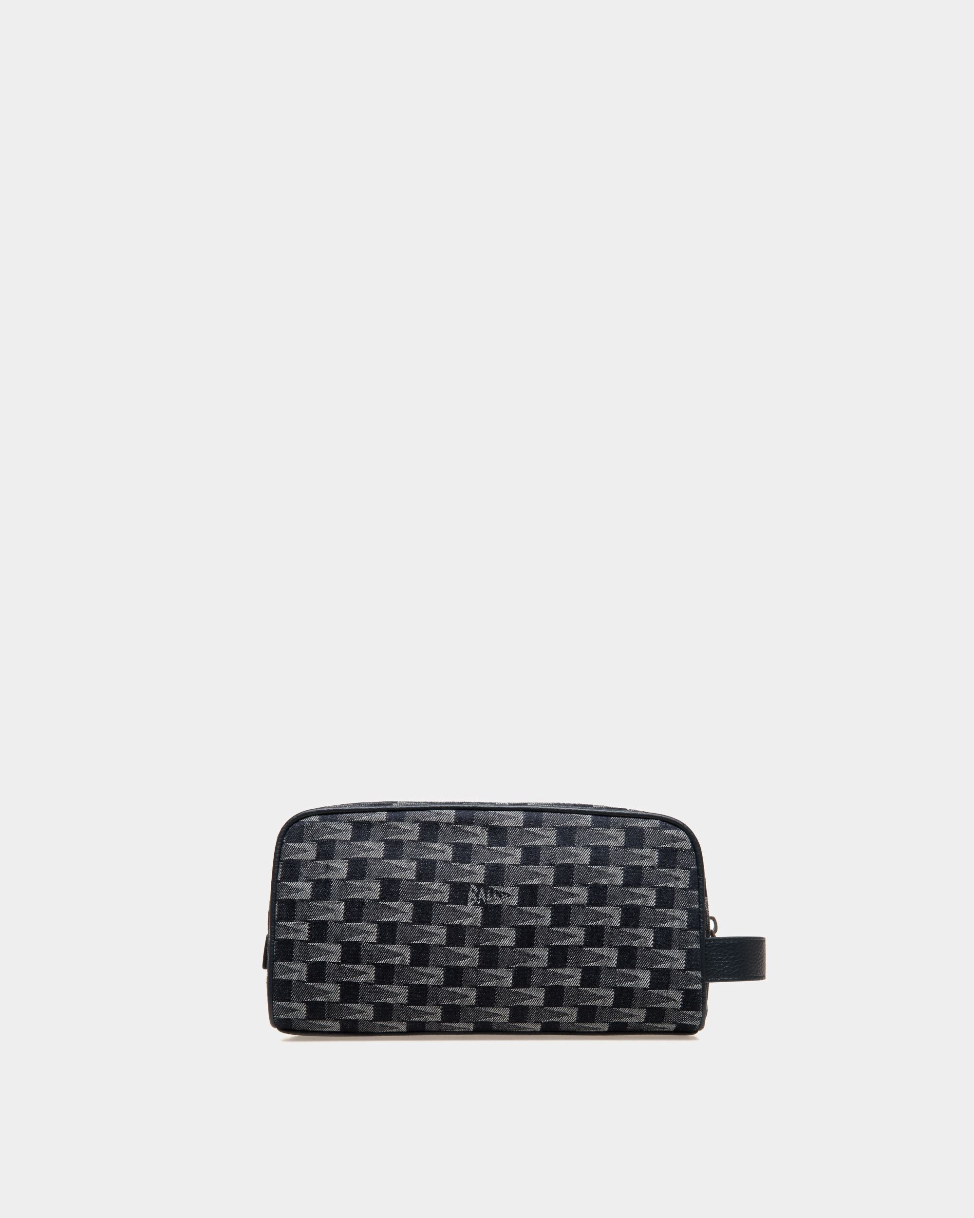 Trousse De Toilette Pennant En Denim - Homme - Bally - 02