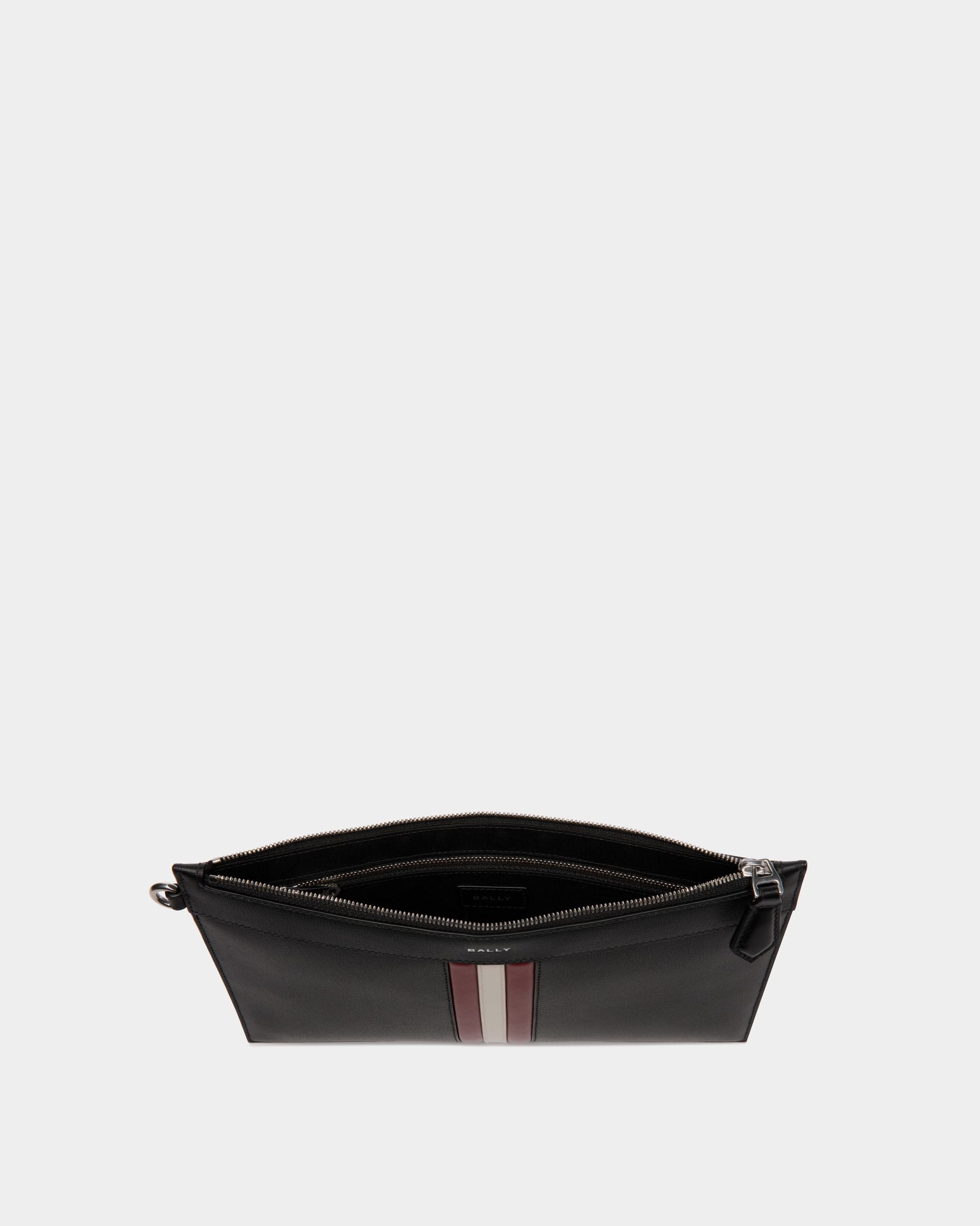 Pochette Mythos En Cuir Recyclé Noir - Homme - Bally - 03