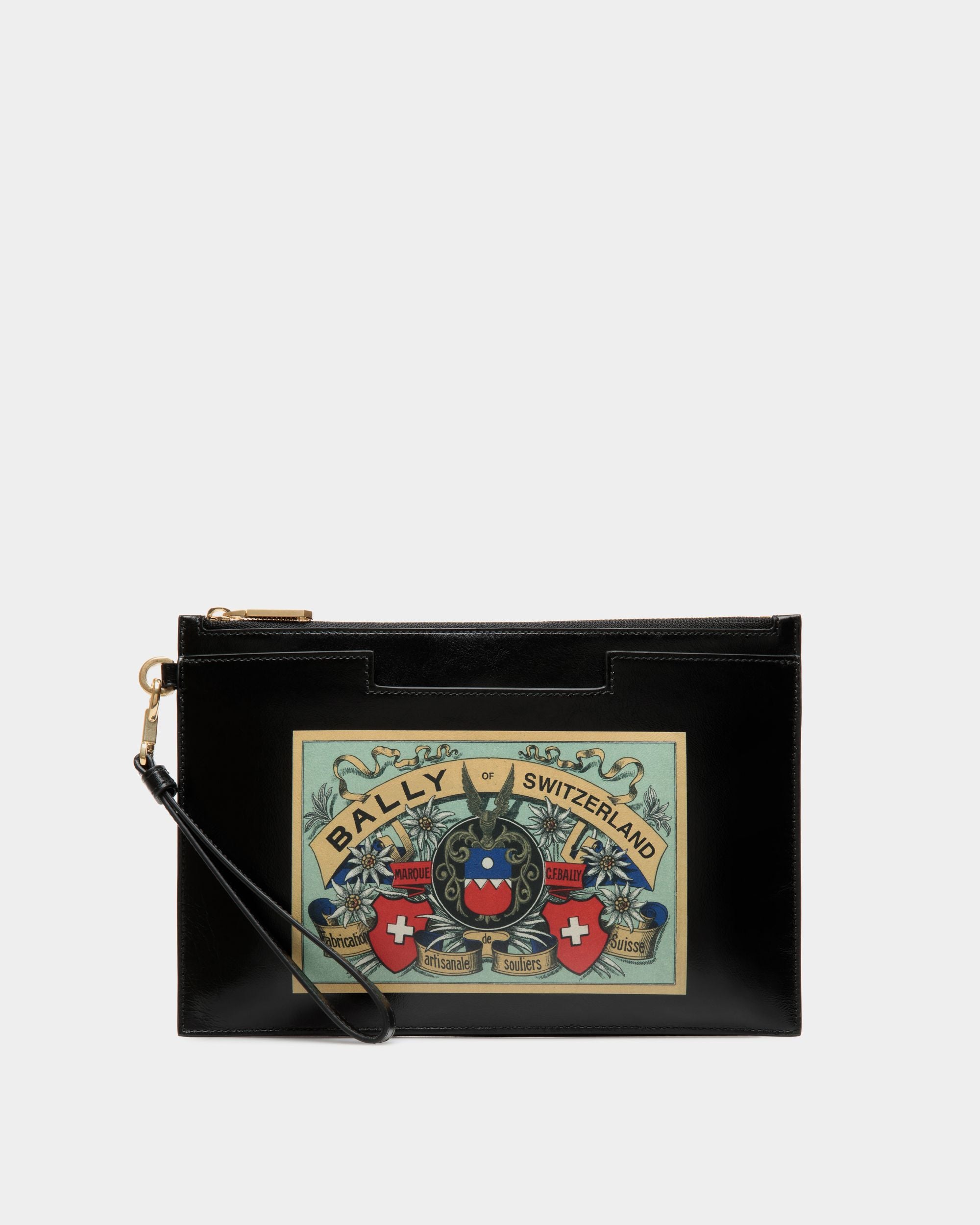 Pochette Easy Bally En Cuir Noir - Homme - Bally - 01