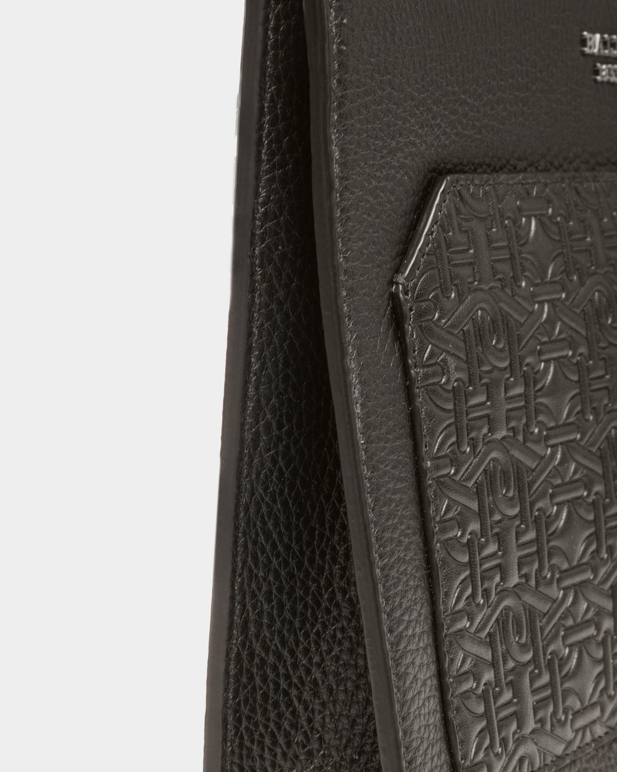 Brogann Boîte En Cuir Noir - Homme - Bally - 04