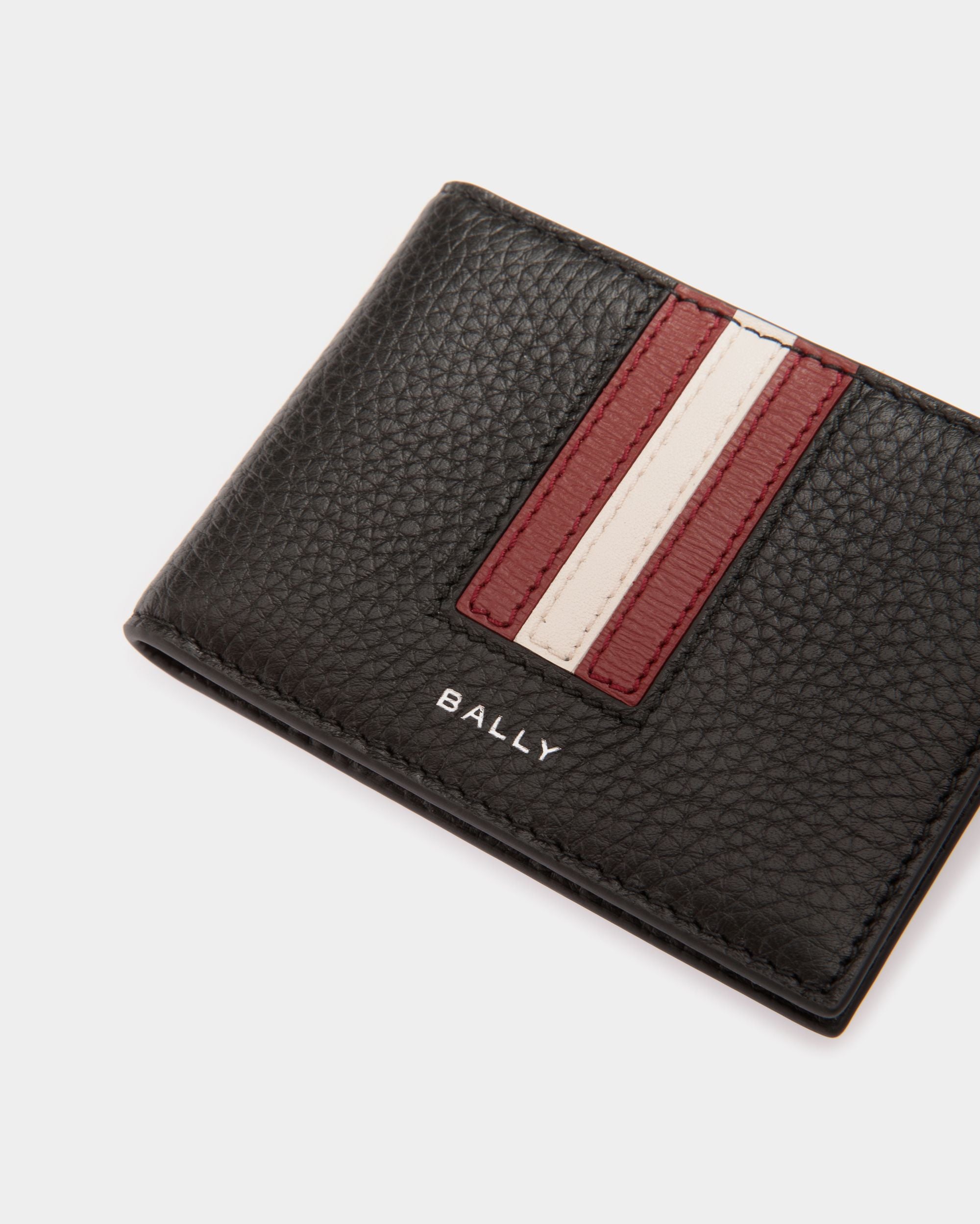 Portefeuille À Un Volet Ribbon En Cuir Noir - Homme - Bally - 04
