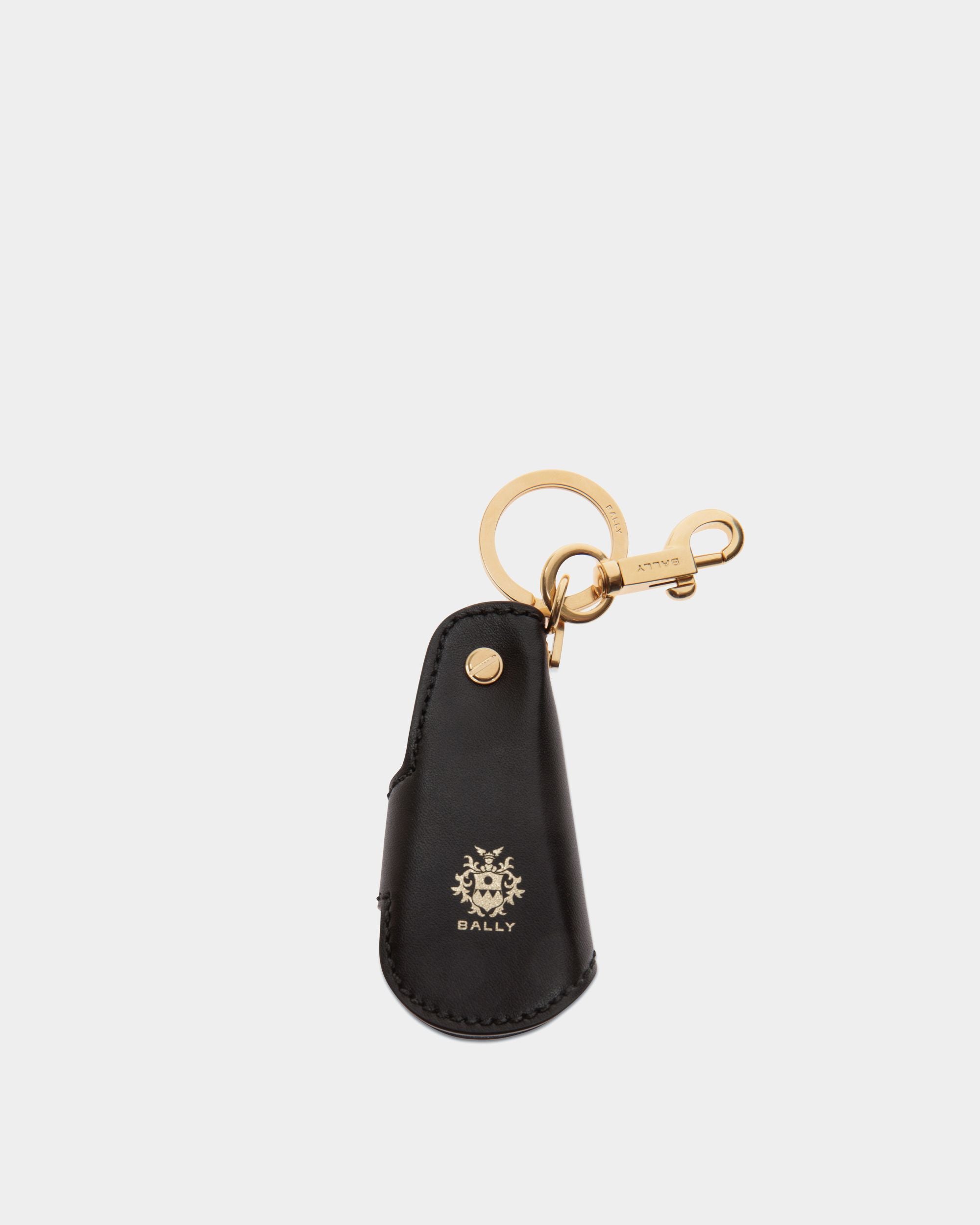 Porte-Clés Beckett En Cuir Noir - Homme - Bally - 01