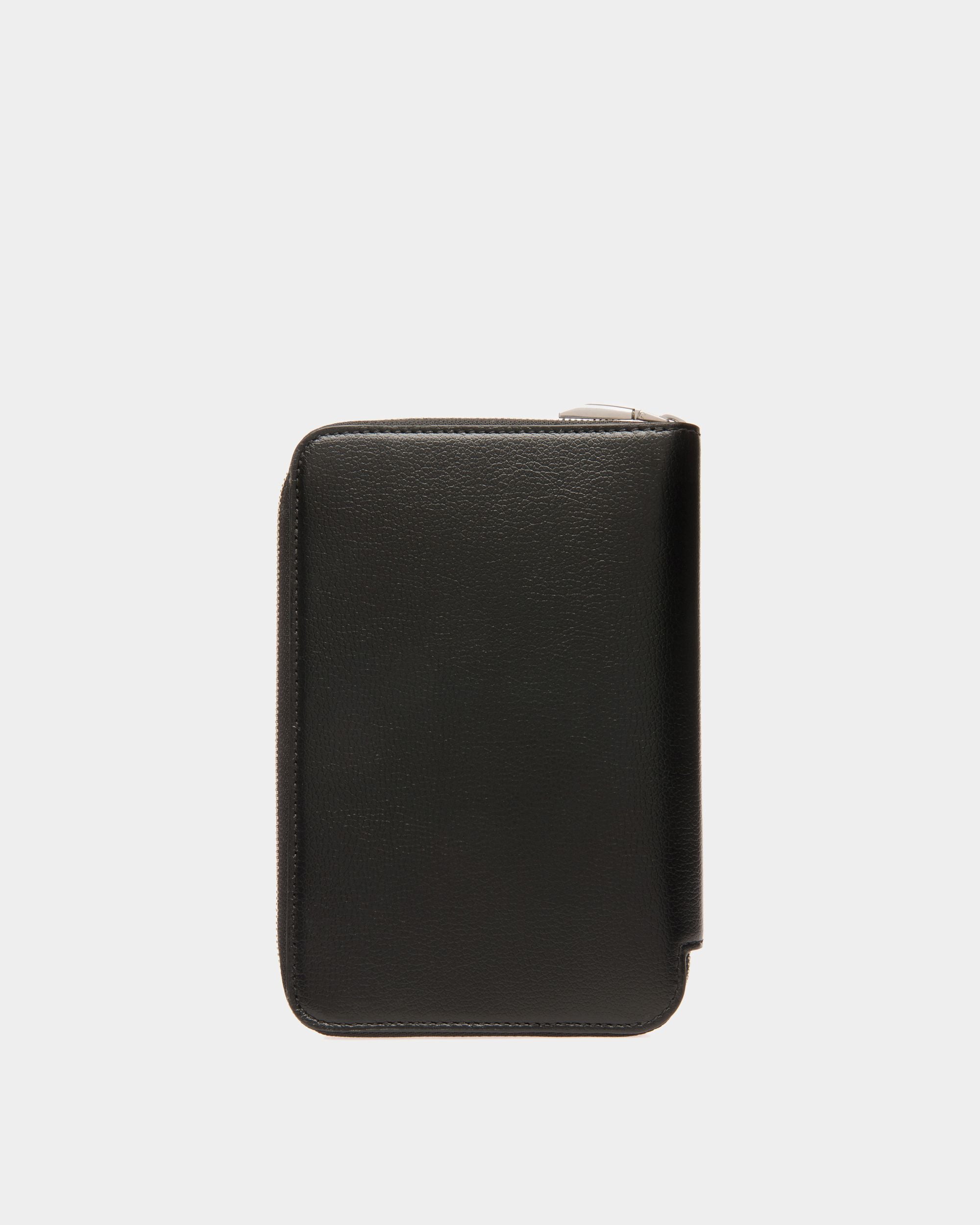 Portefeuille De Voyage Banque En Cuir Noir - Homme - Bally - 02