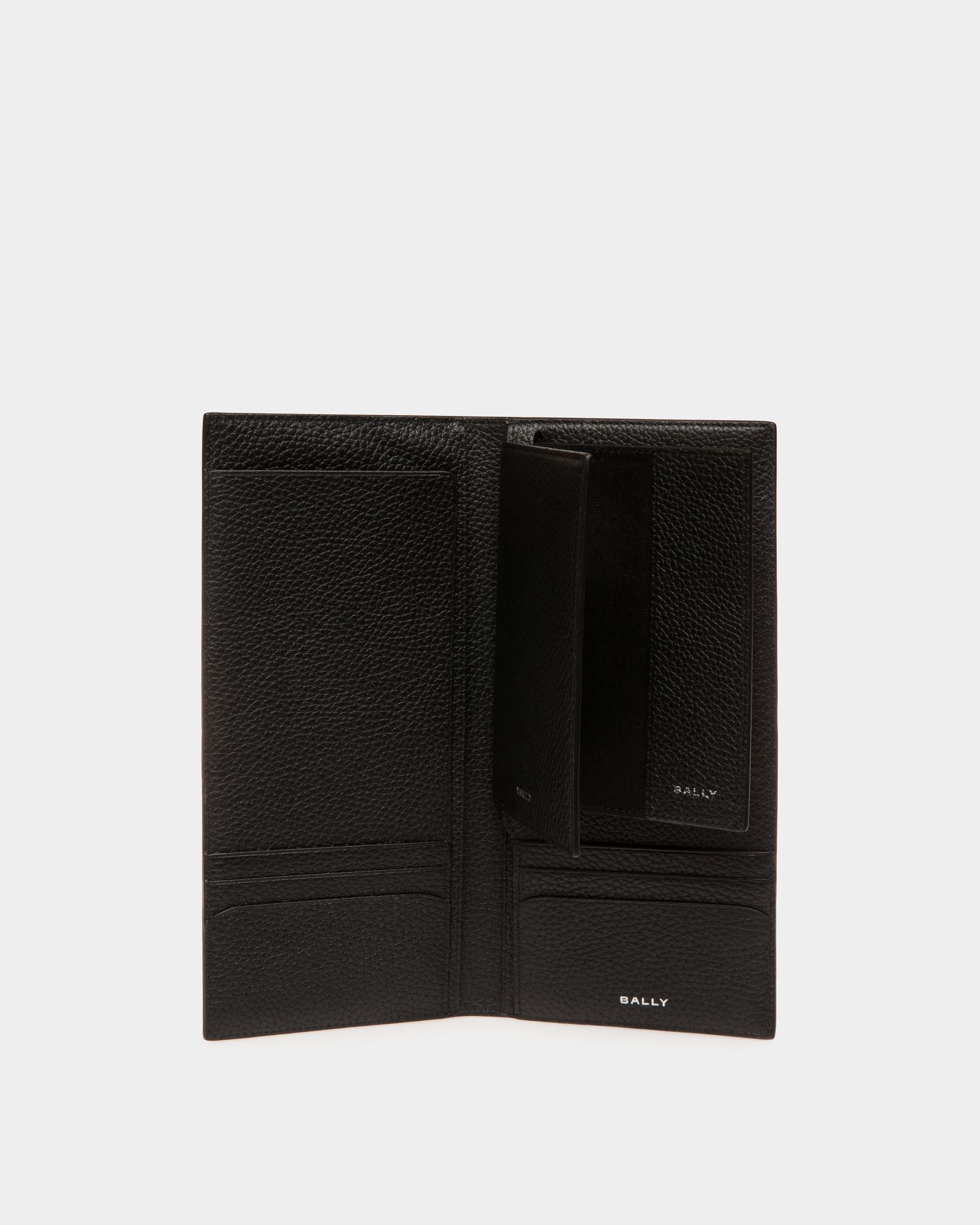Portefeuille Continental Oeden En Cuir Noir - Homme - Bally - 03