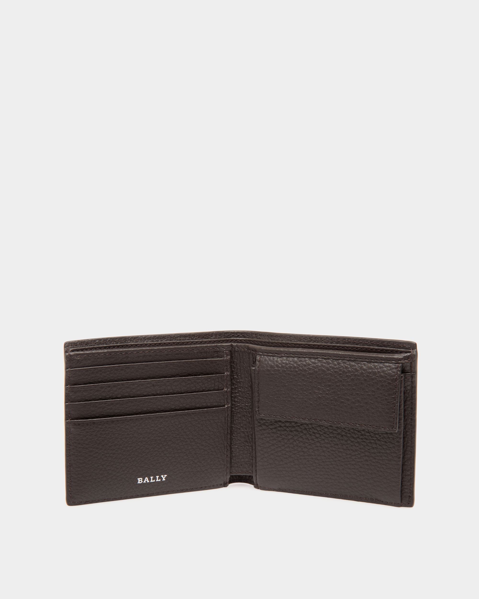 Coin Wallet In Brown Leather - Homme - Bally - 03