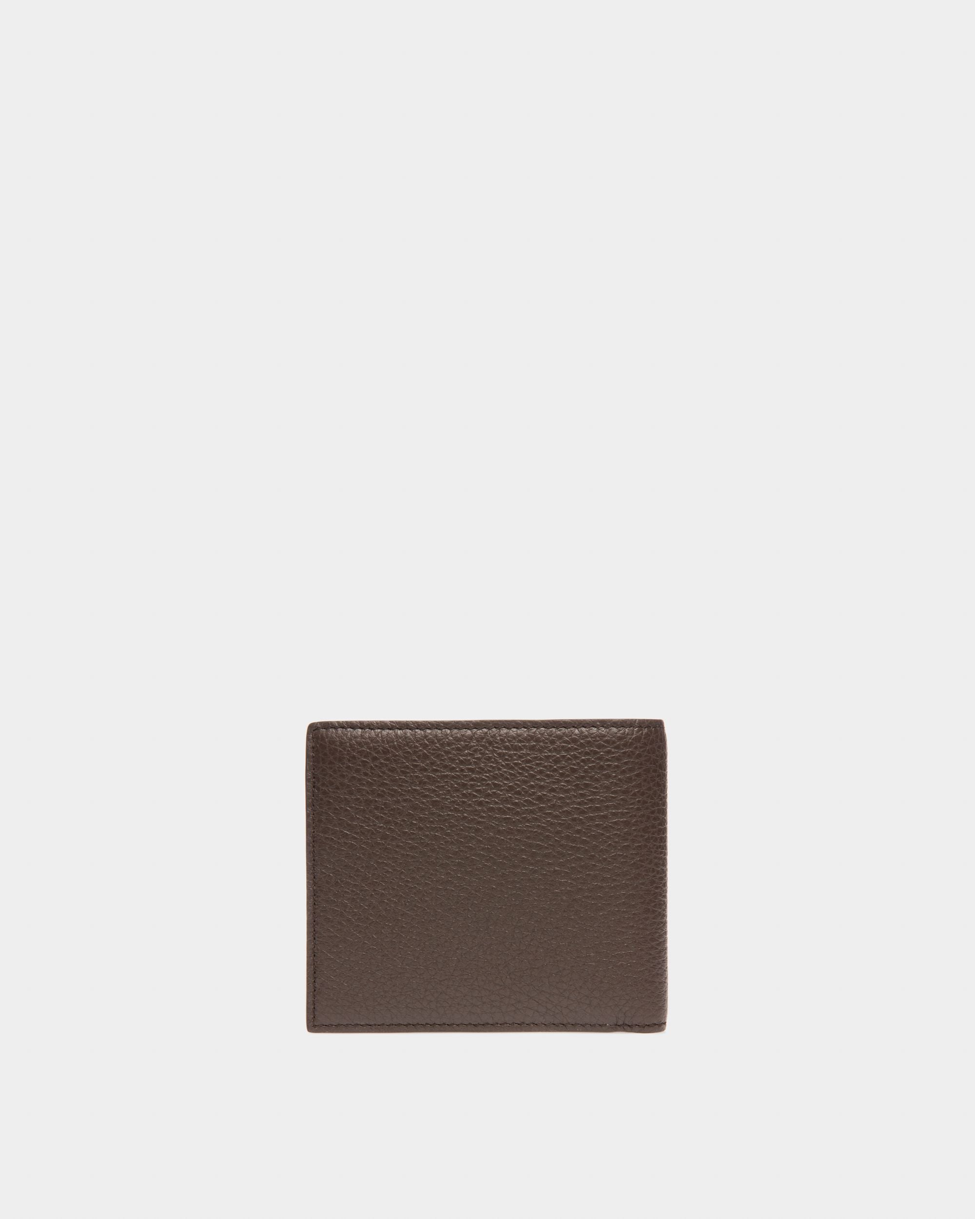 Scrasai Portefeuille En Cuir Marron Ébène - Homme - Bally - 02