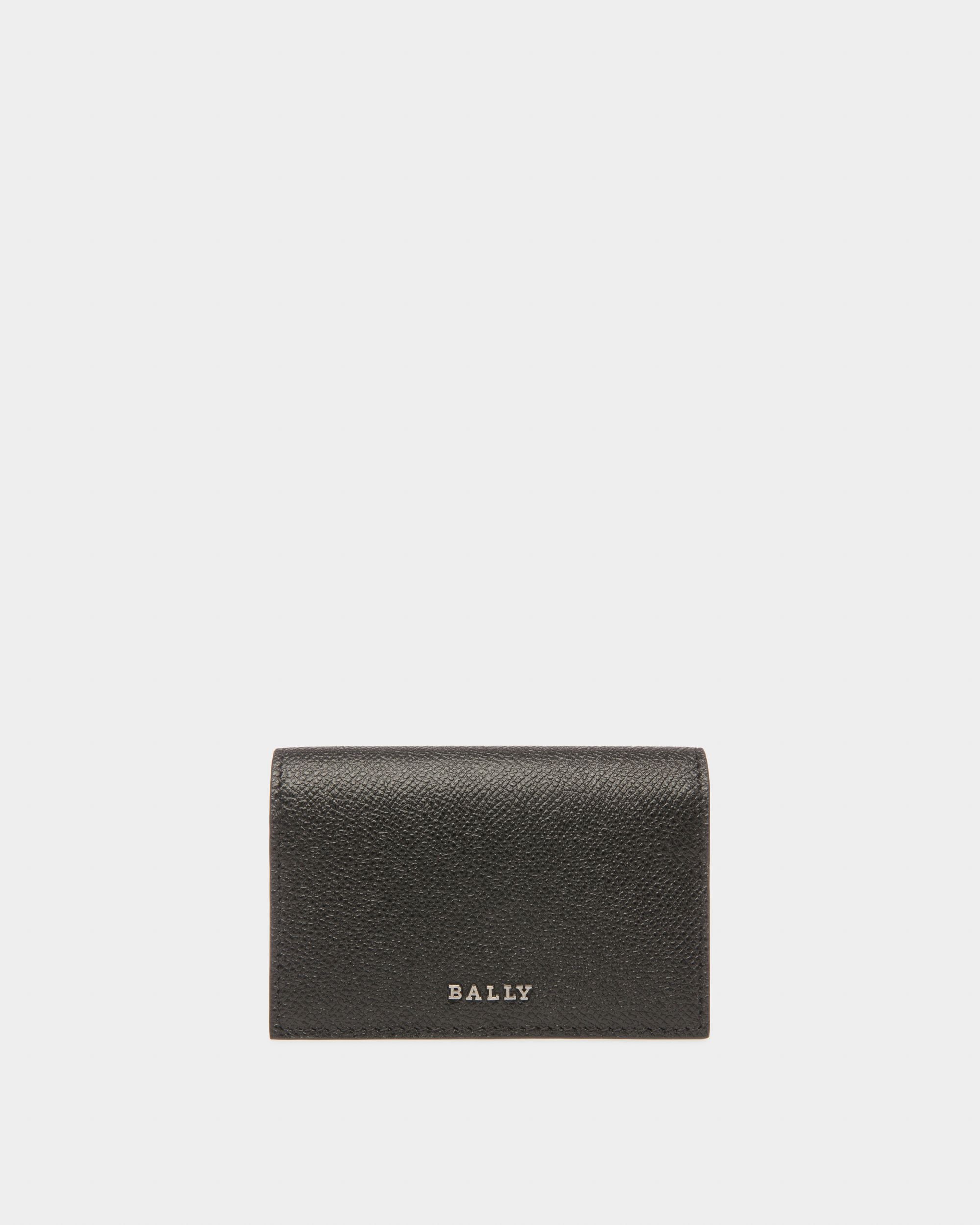Brenty Portefeuille En Cuir Noir Et Bleu - Homme - Bally - 01