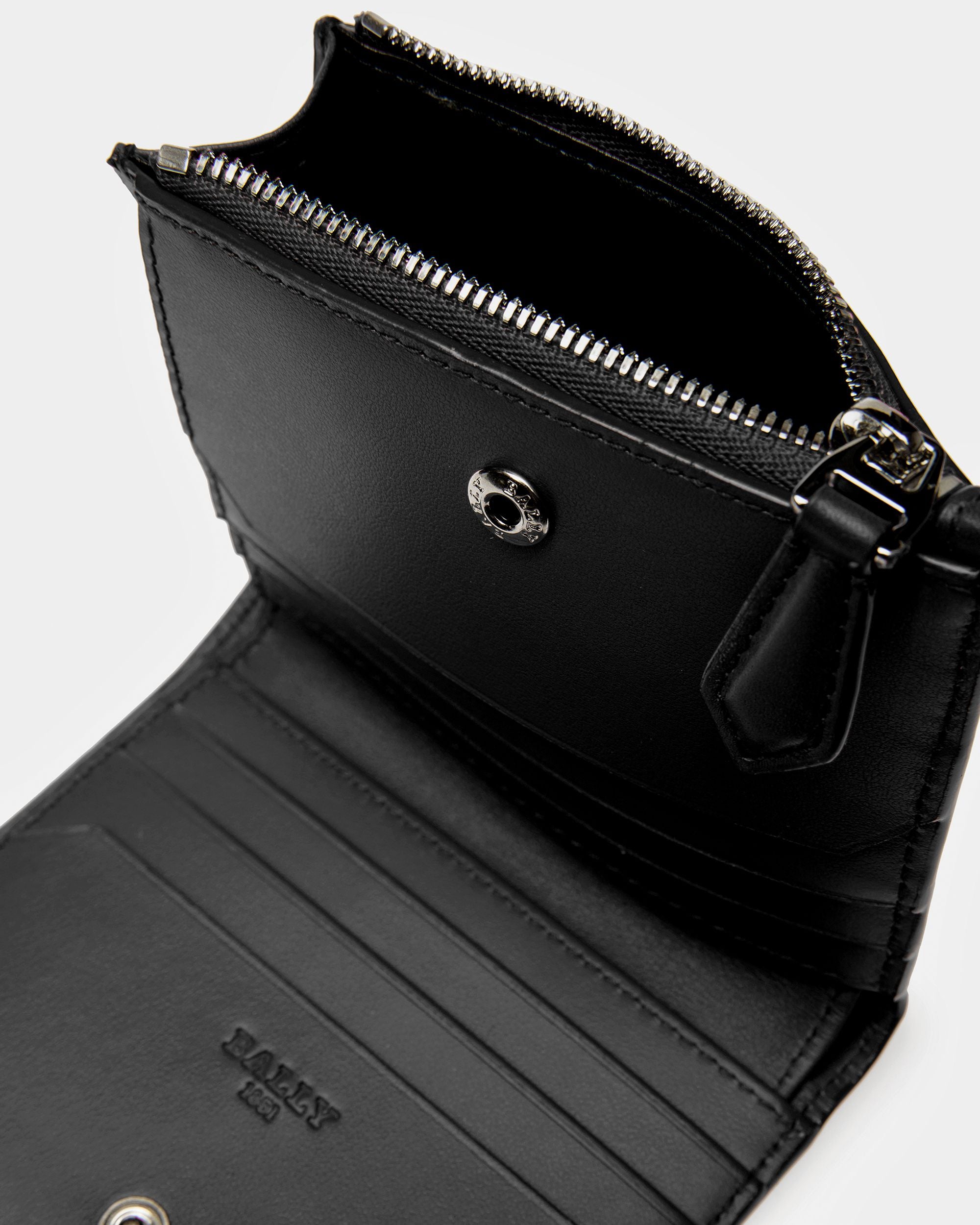 Axeel Portefeuille En Cuir Noir - Homme - Bally - 04