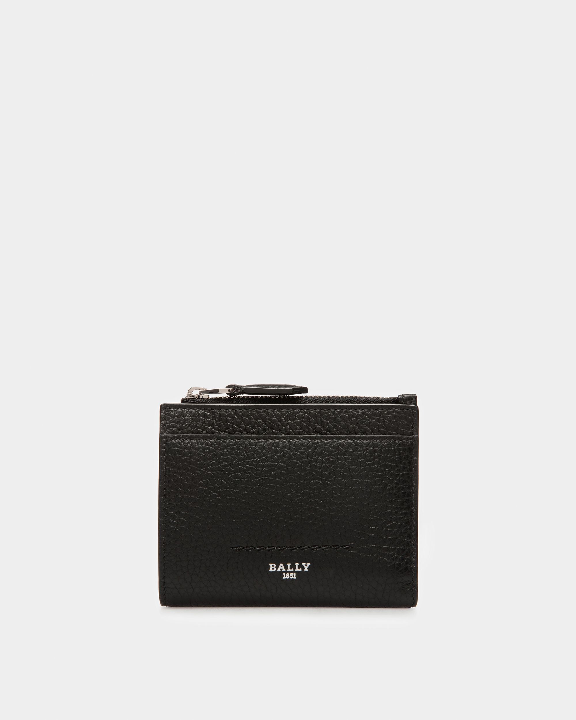 Scunner Portefeuille En Cuir Noir - Homme - Bally - 01