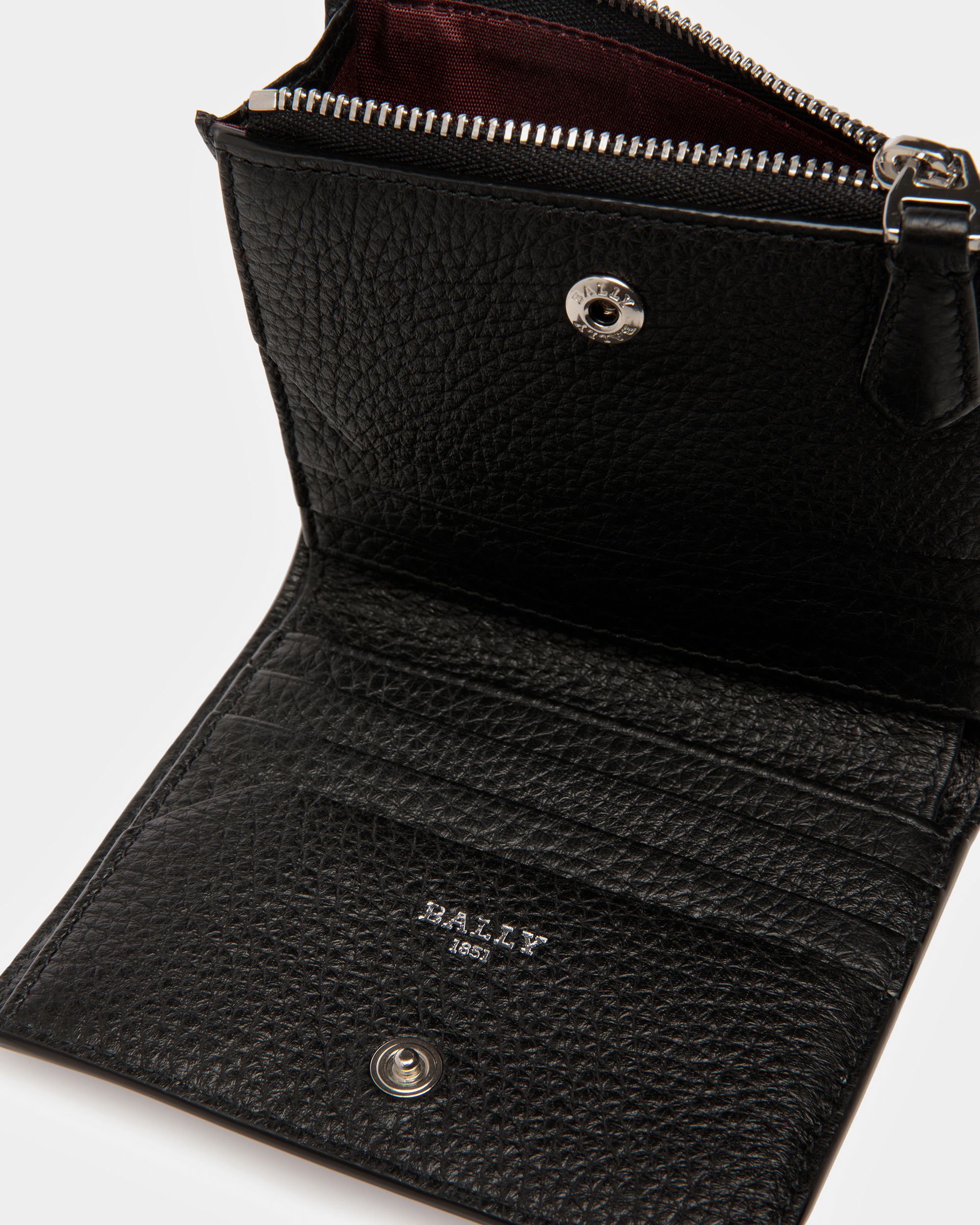 Scunner Portefeuille En Cuir Noir - Homme - Bally - 03