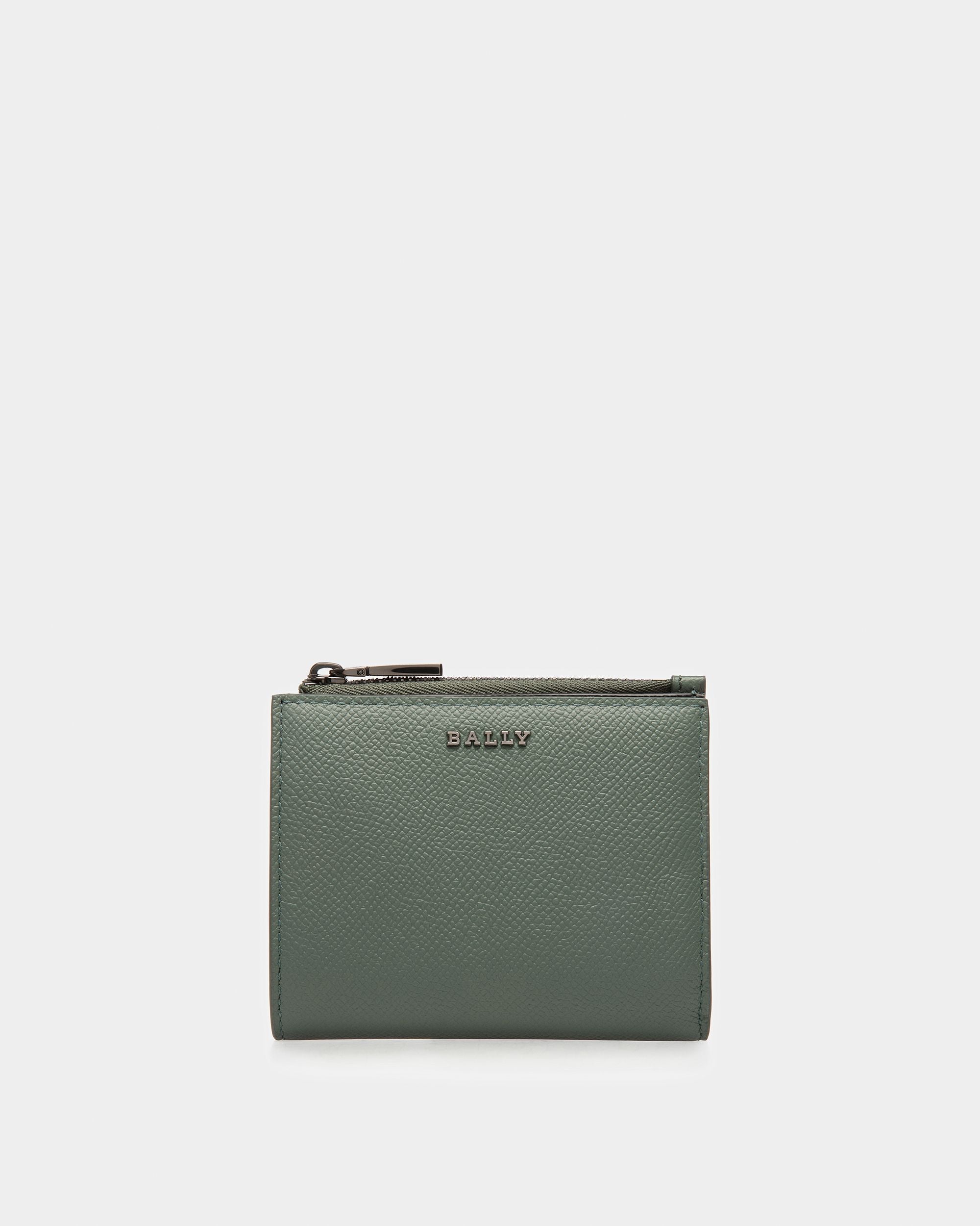 Bunner Portefeuille En Cuir Sauge Et Noir - Homme - Bally - 01