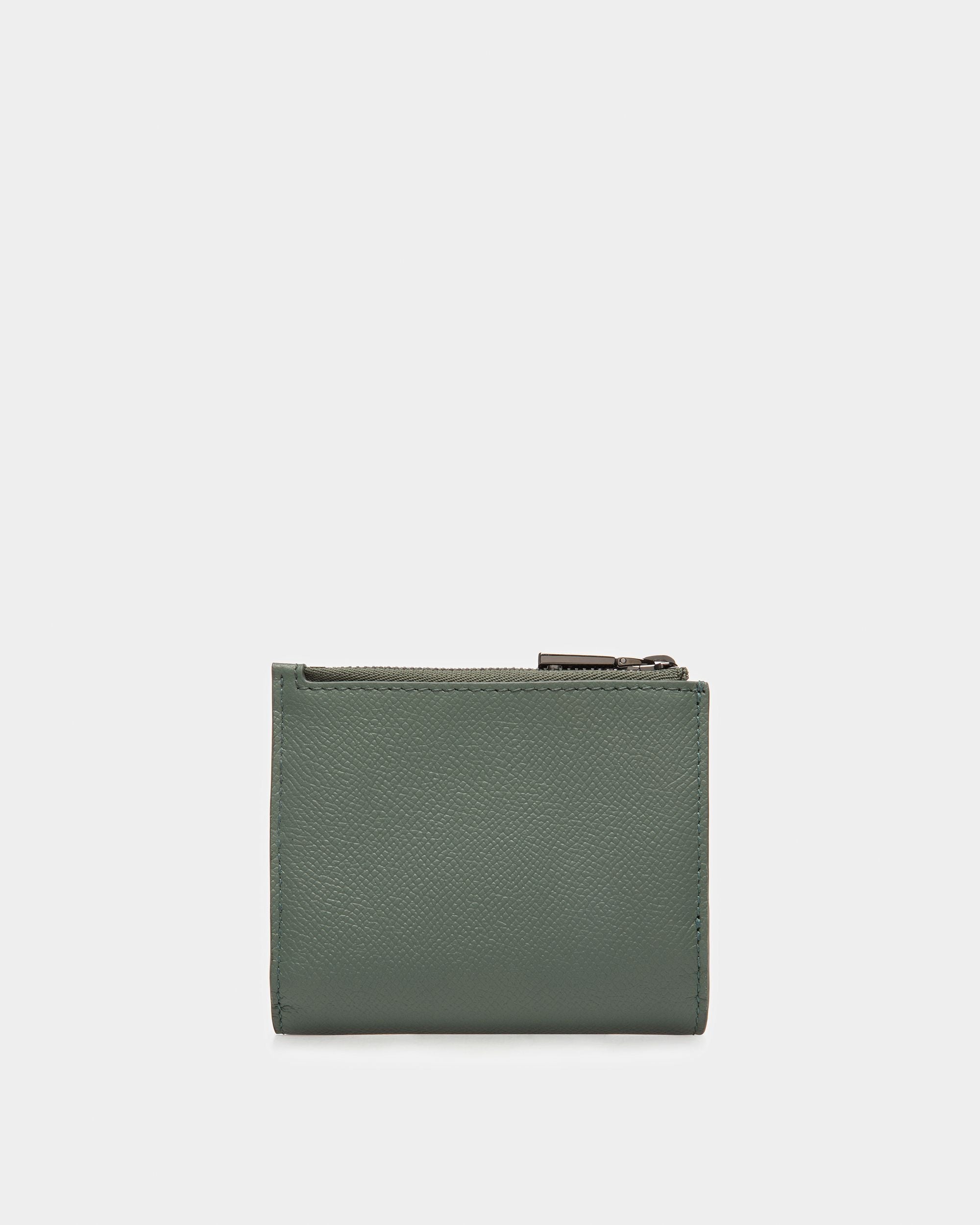 Bunner Portefeuille En Cuir Sauge Et Noir - Homme - Bally - 02