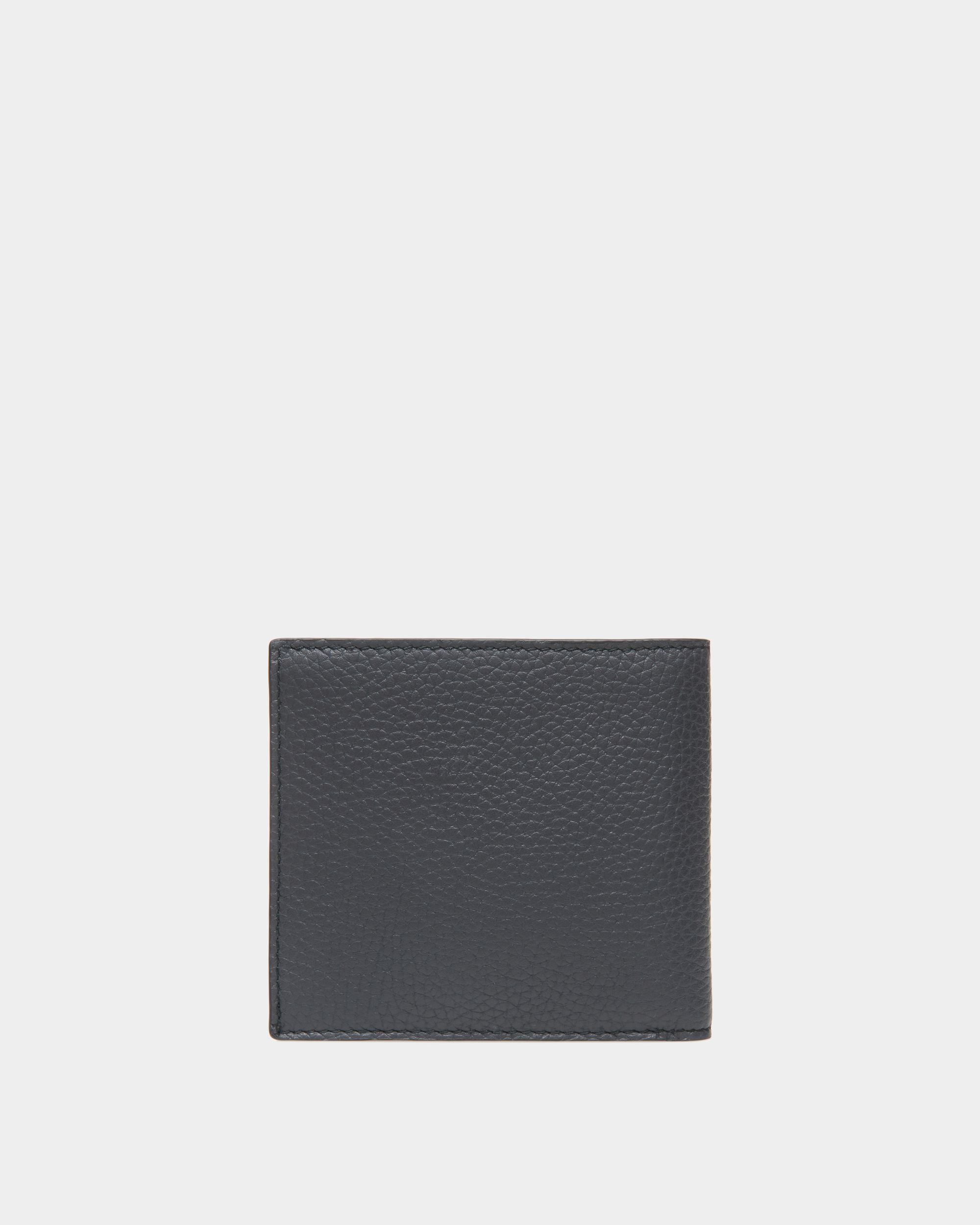 Portefeuille À Deux Volets Ribbon En Cuir Navy Blue - Homme - Bally - 02