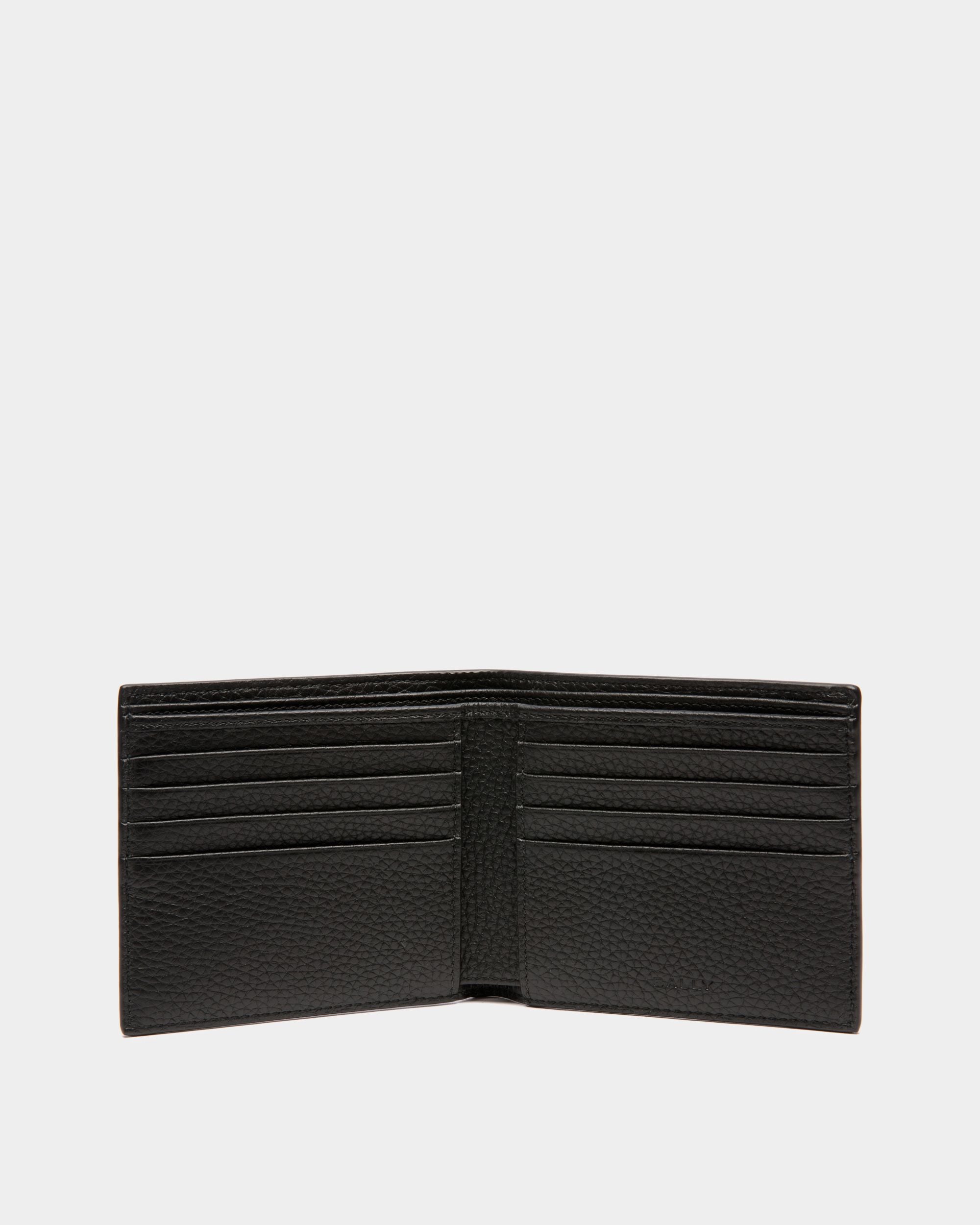 Portefeuille À Un Volet Ribbon En Cuir Grainé Noir - Homme - Bally - 03
