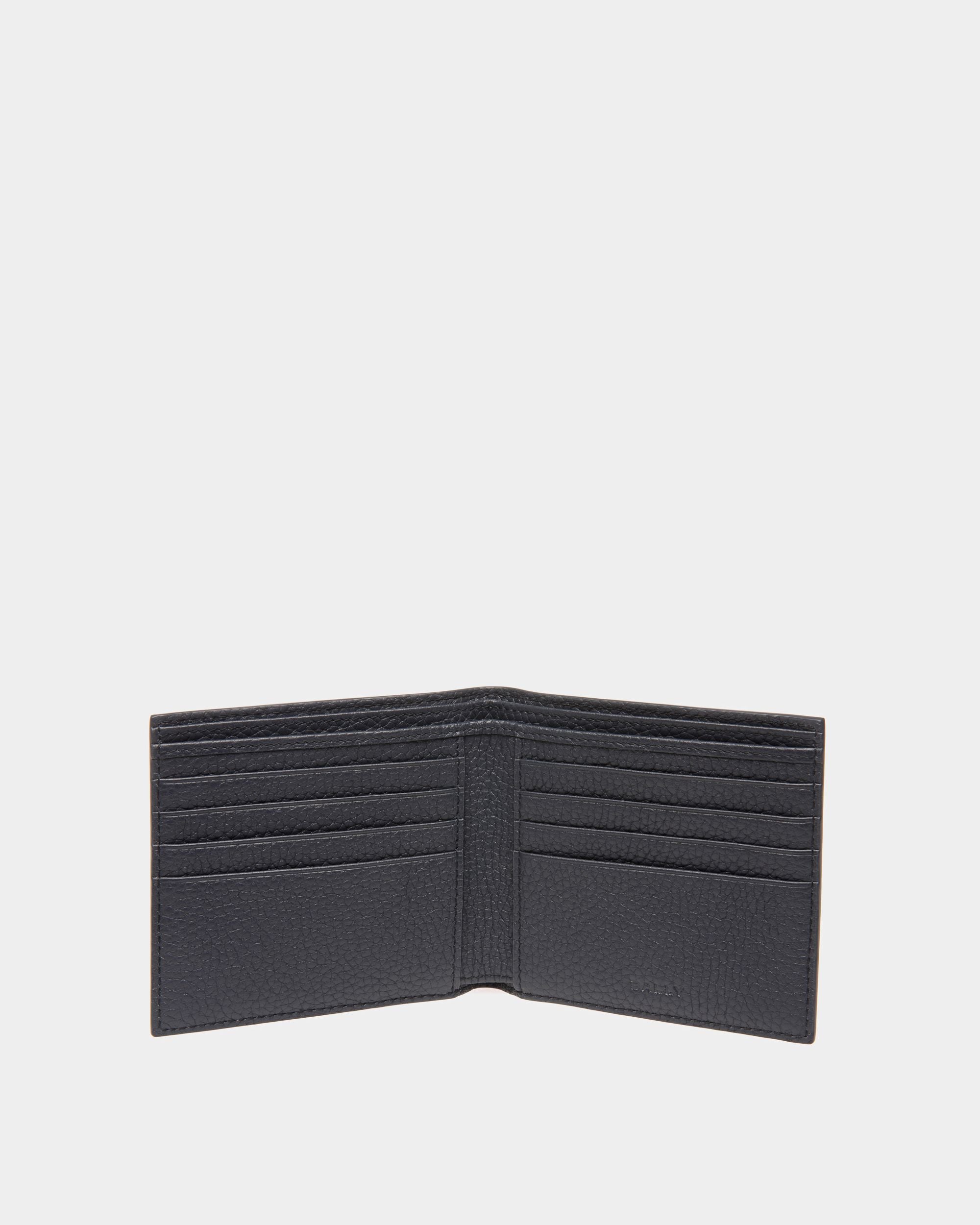 Portefeuille Ribbon Cuir bleu nuit - Homme - Bally - 03