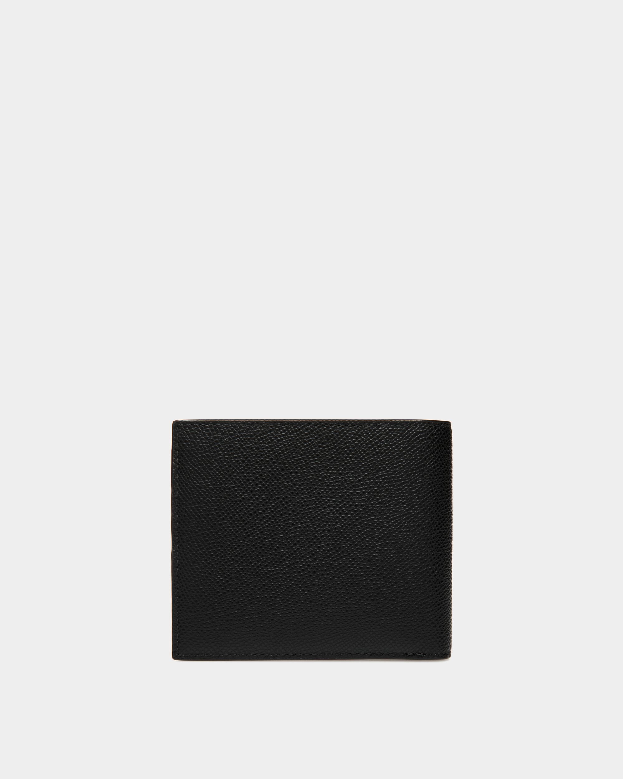 Portefeuille À Deux Volets Ribbon En Cuir Grainé Noir - Homme - Bally - 02