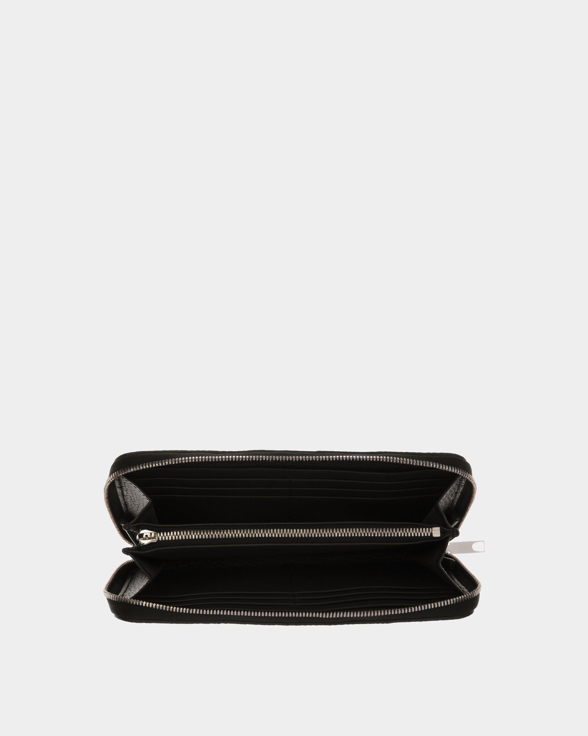 Portefeuille Ribbon En Cuir Noir - Homme - Bally - 03