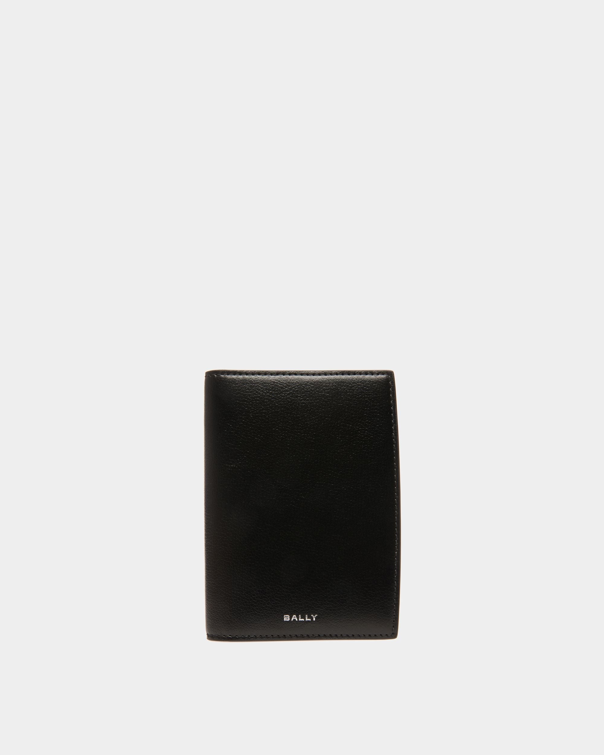 Étui à passeport Banque En cuir noir - Homme - Bally - 01