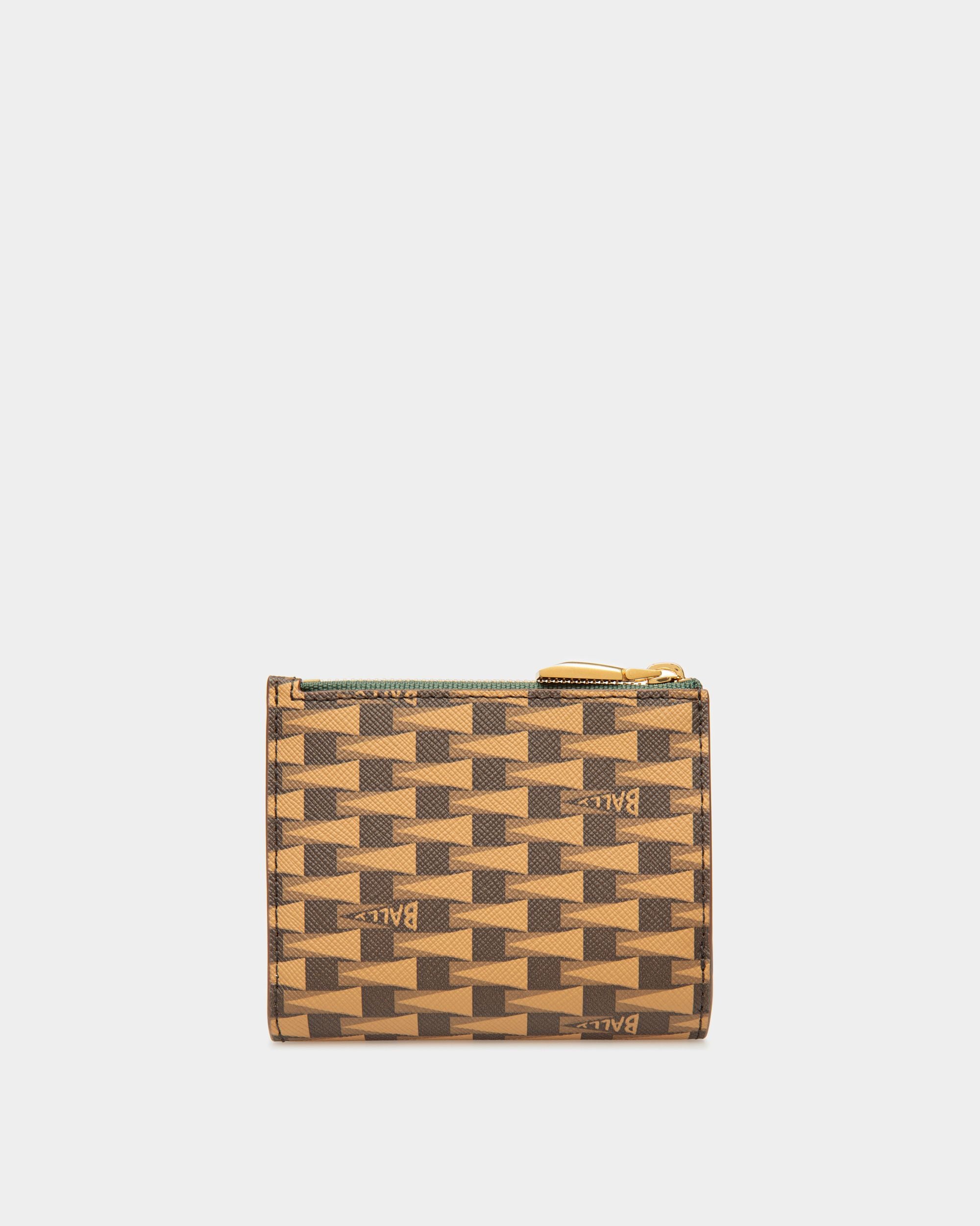 Portefeuille Pennant En cuir et TPU couleur désert et Kelly Green - Homme - Bally - 02