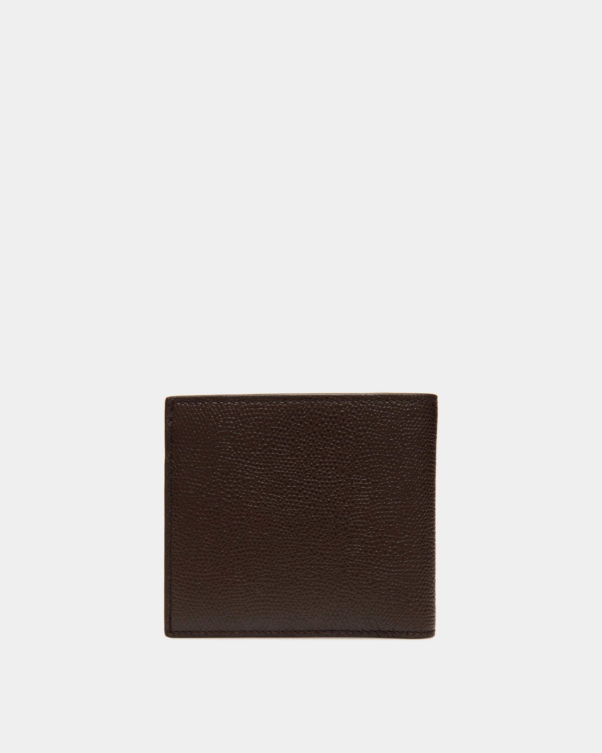 Portefeuille À Deux Volets Flag En Cuir Ebano - Homme - Bally - 02