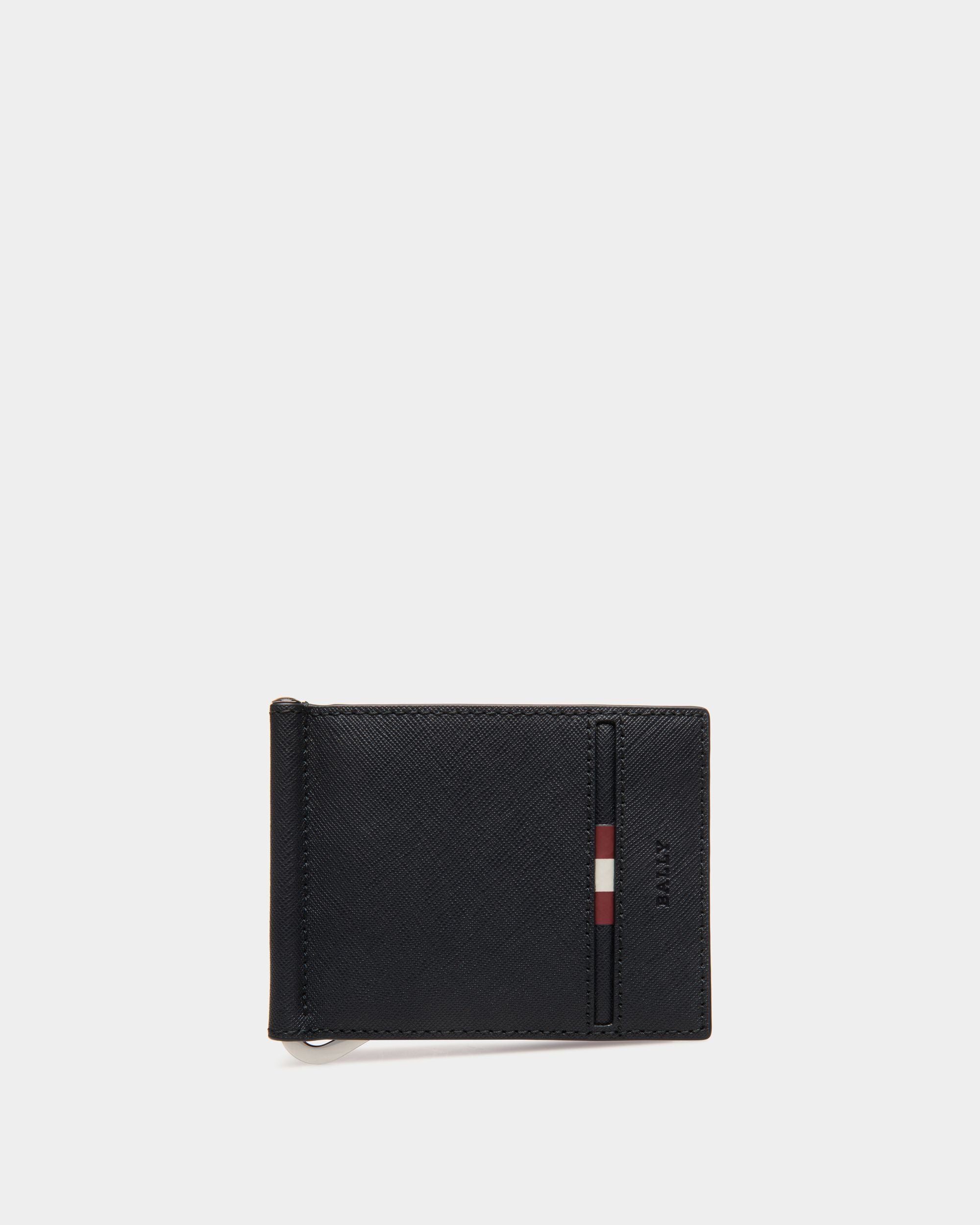 Wallet In Black Bovine Split - Homme - Bally - 01