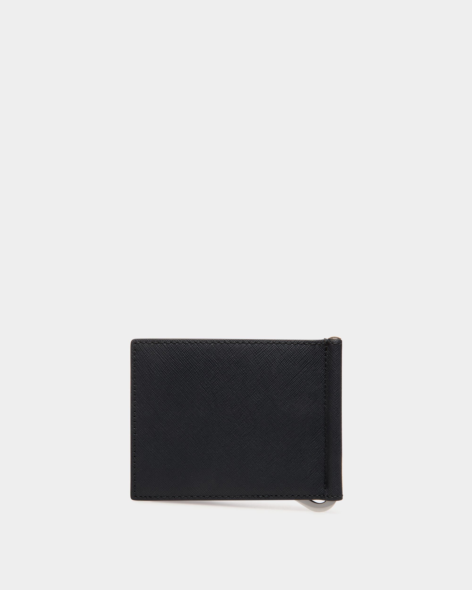 Portefeuille En Cuir Gaufré Bleu - Homme - Bally - 02