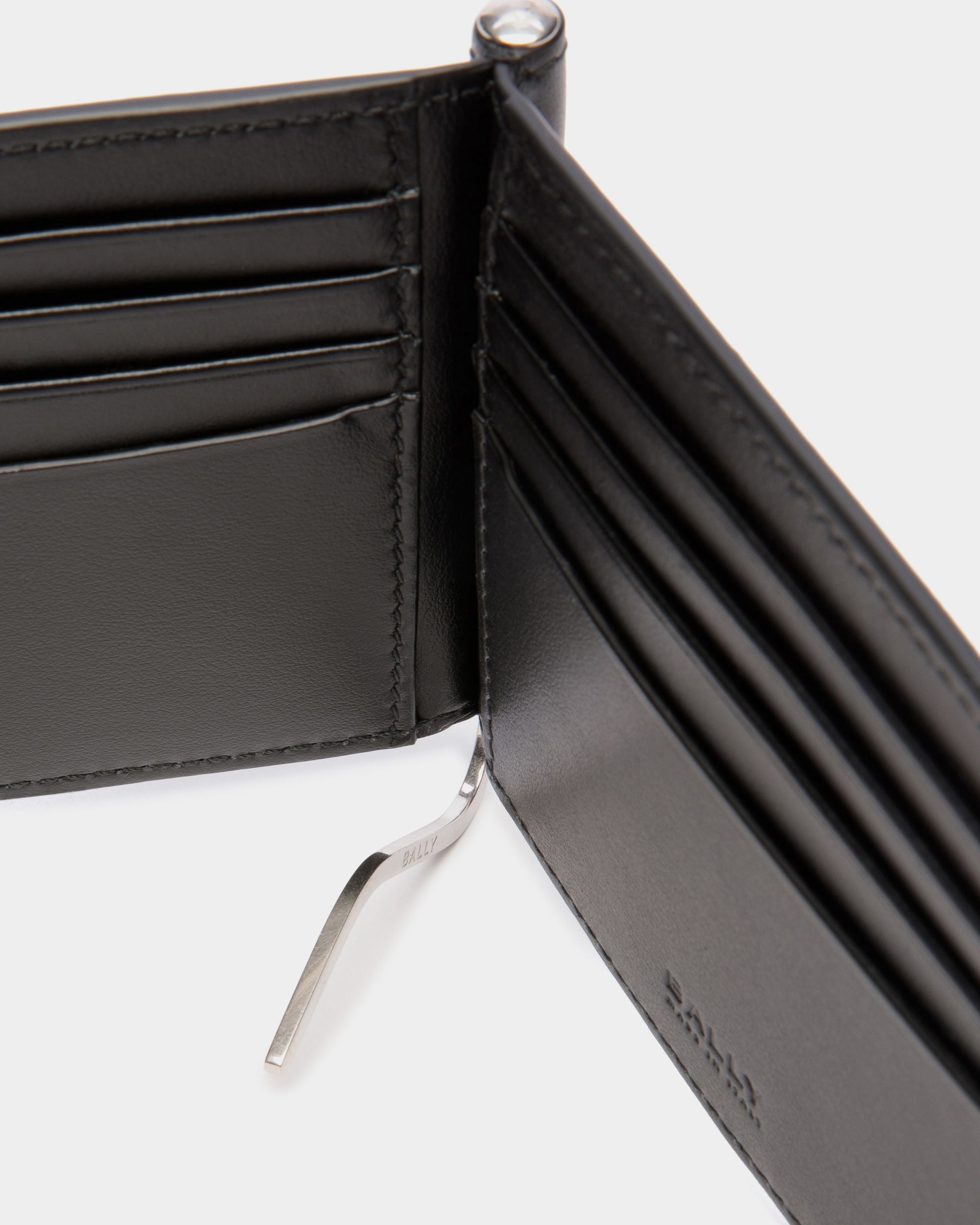 Portefeuille À Un Volet Busy Bally En Cuir Noir - Homme - Bally - 04