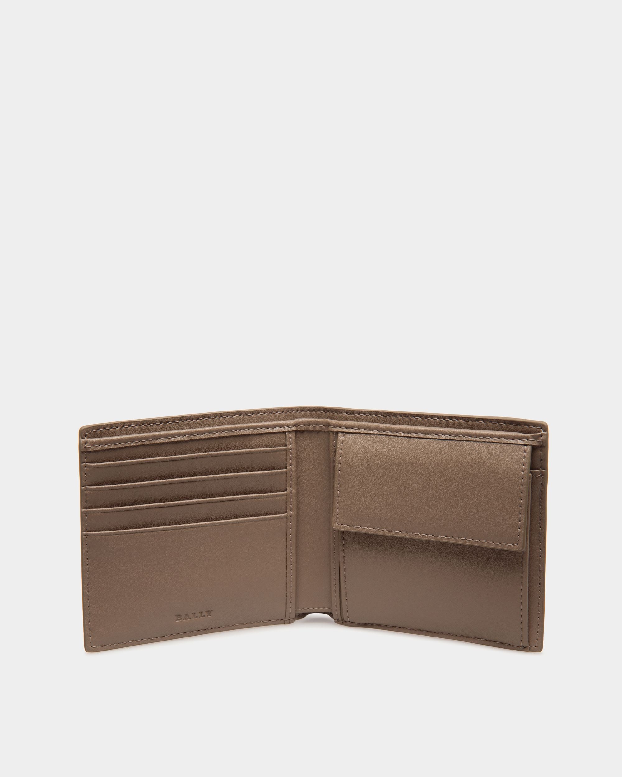 Coin Wallet In Brown Bovine - Homme - Bally - 03