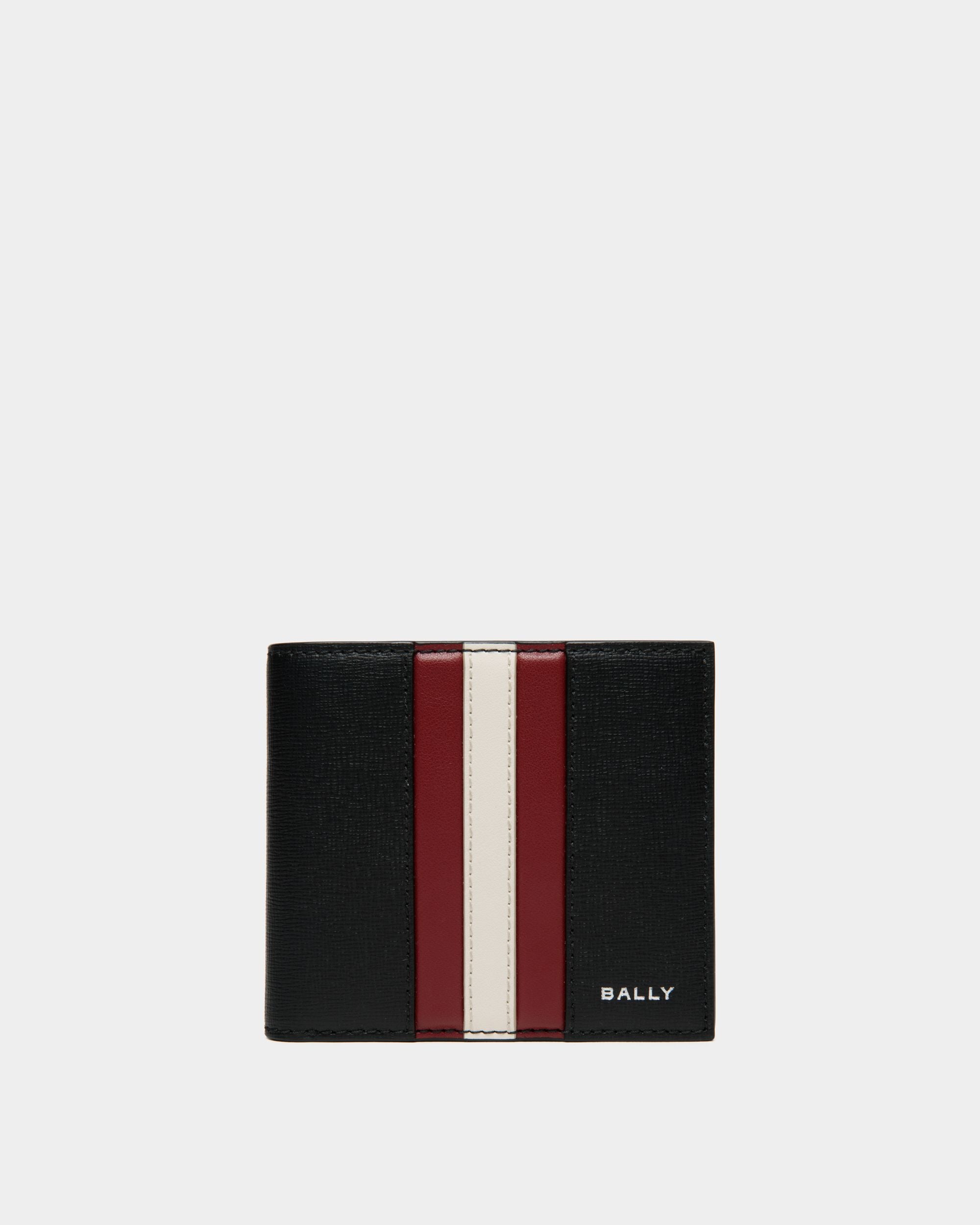 Portefeuille À Deux Volets Mythos En Cuir Recyclé Noir - Homme - Bally - 01