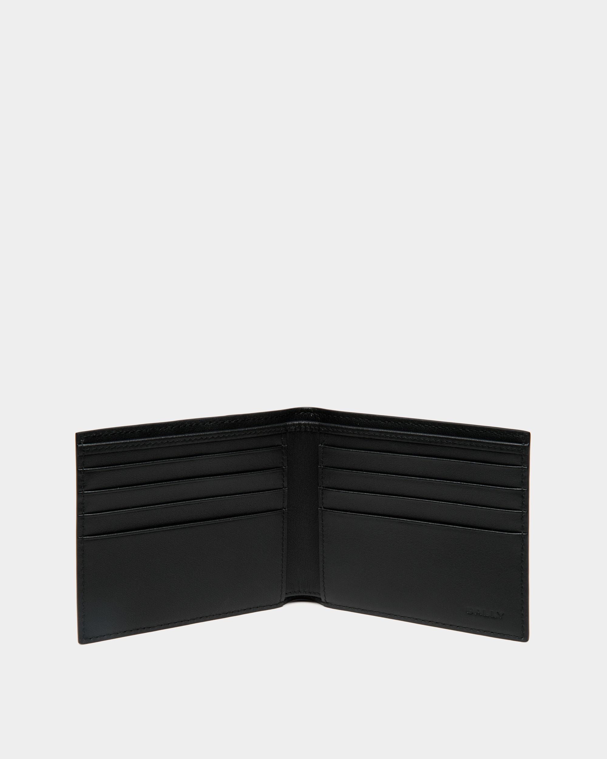 Portefeuille À Deux Volets Mythos En Cuir Recyclé Noir - Homme - Bally - 03