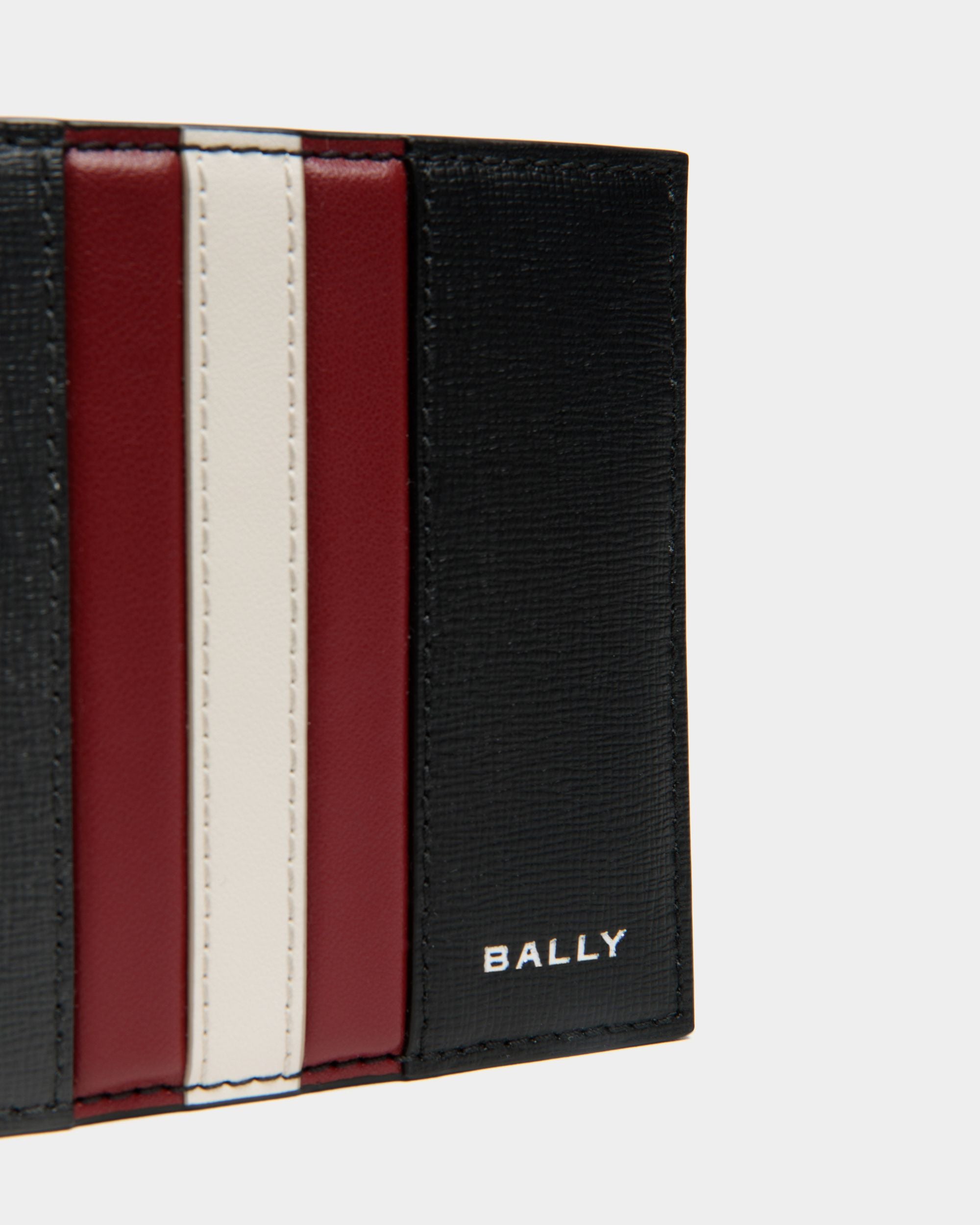 Portefeuille À Deux Volets Mythos En Cuir Recyclé Noir - Homme - Bally - 04