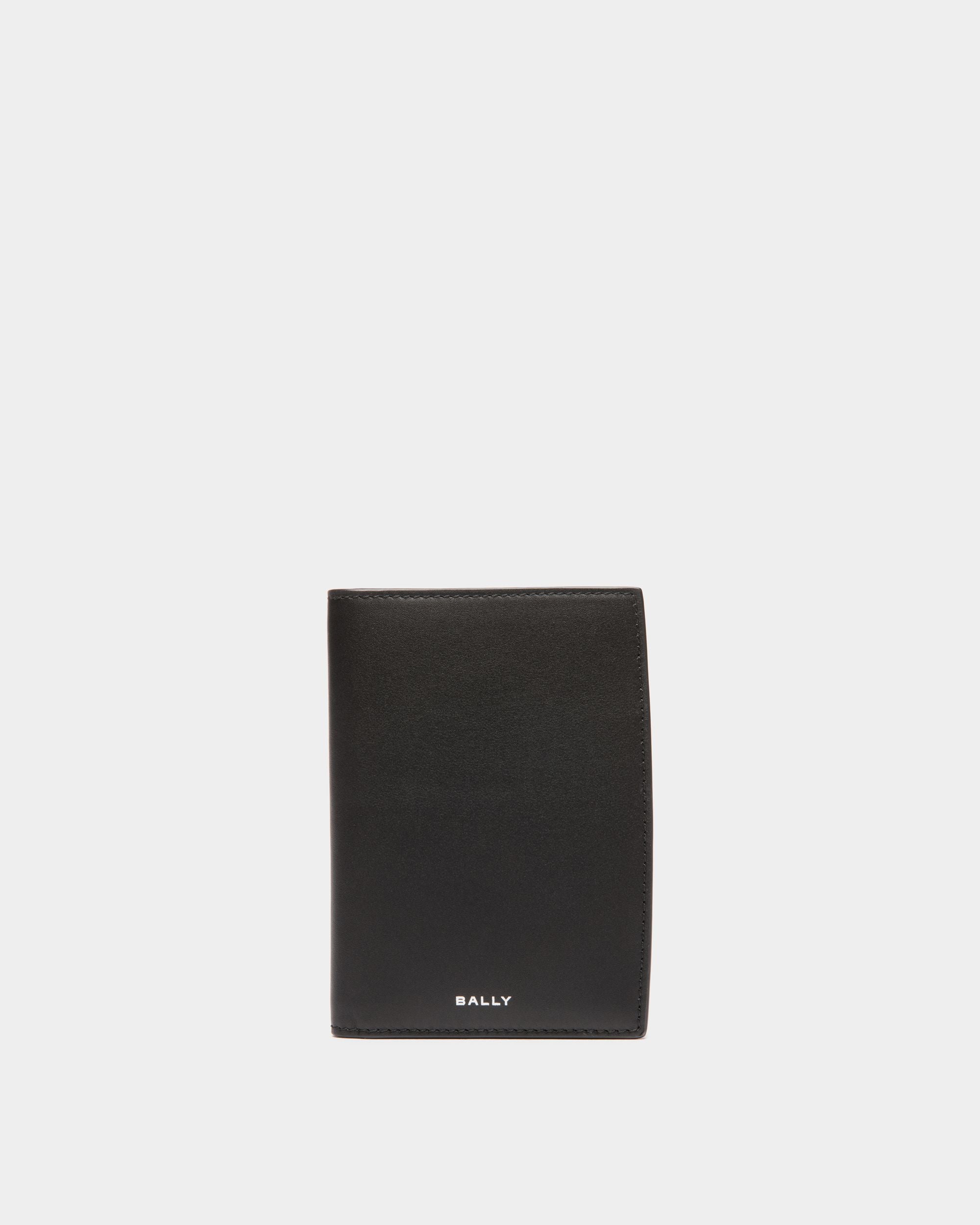 Étui Porte-Passeport Deco En Cuir Noir - Homme - Bally - 01
