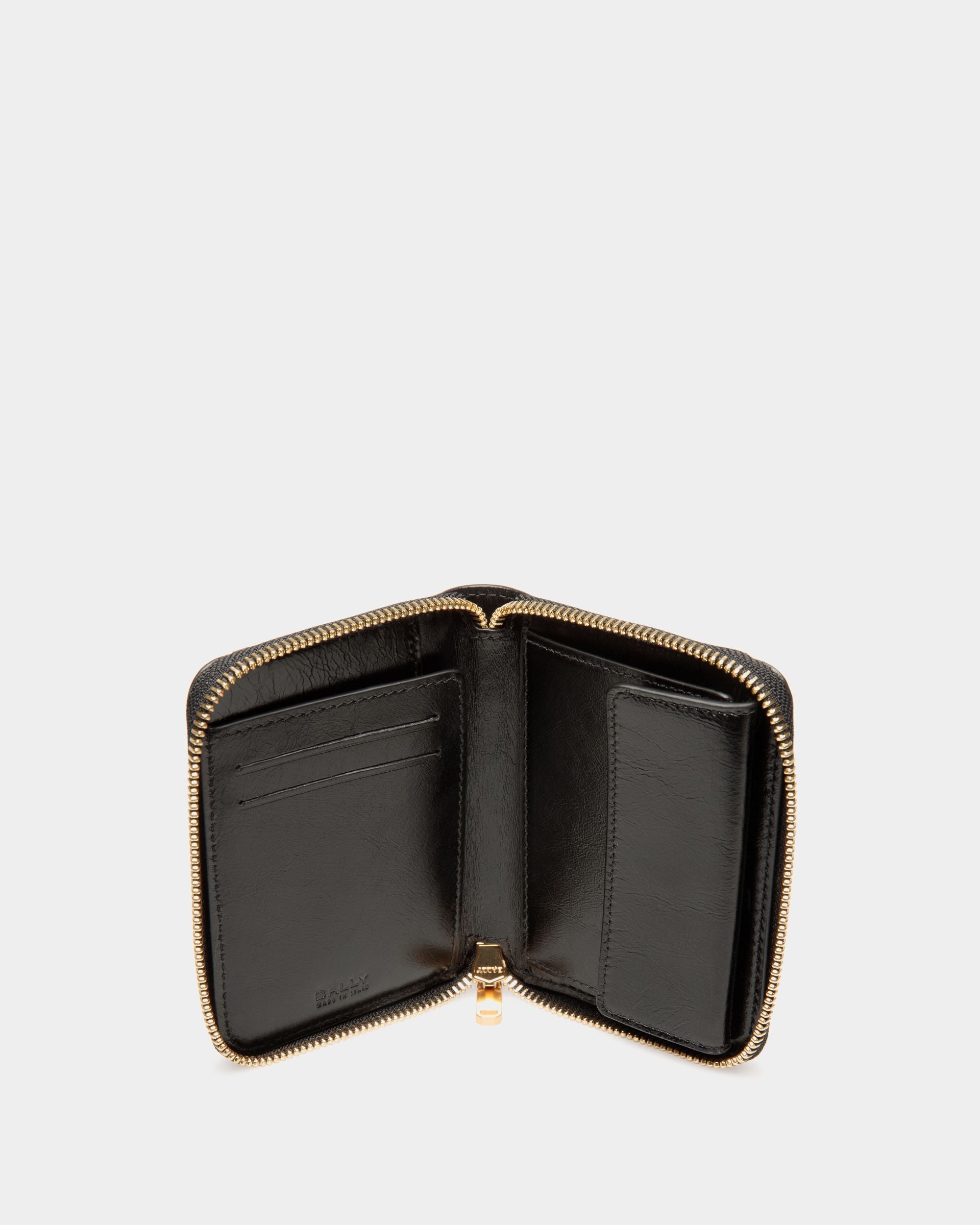 Portefeuille À Deux Volets Easy Bally En Cuir Noir - Homme - Bally - 03
