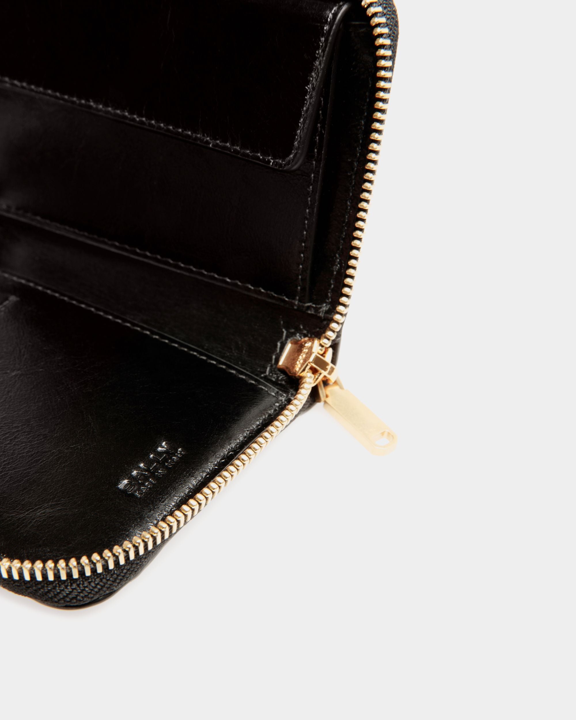 Portefeuille À Deux Volets Easy Bally En Cuir Noir - Homme - Bally - 05