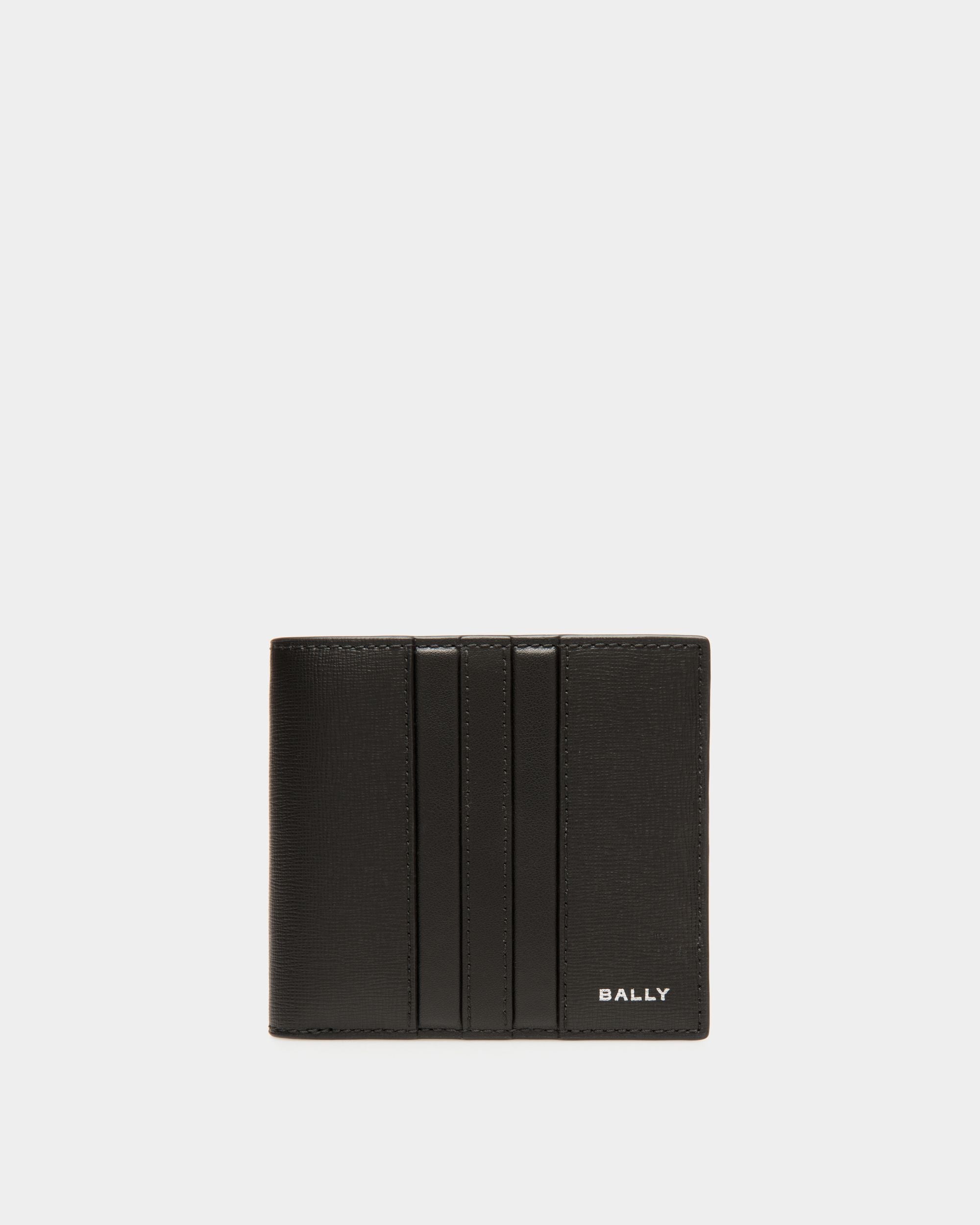 Portefeuille À Deux Volets Mythos En Cuir Recyclé Noir - Homme - Bally - 01