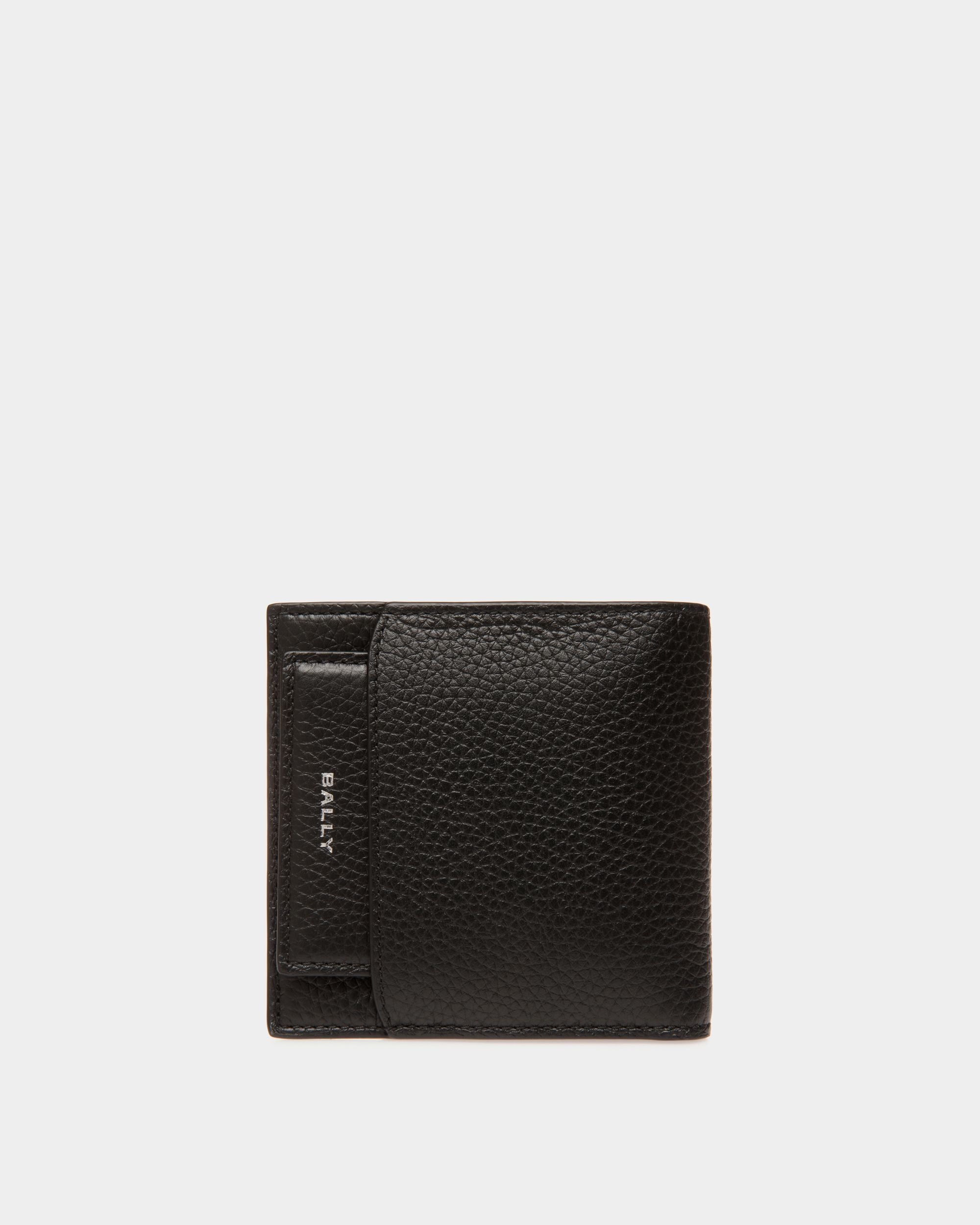 Portefeuille À Deux Volets Oeden En Cuir Noir - Homme - Bally - 02