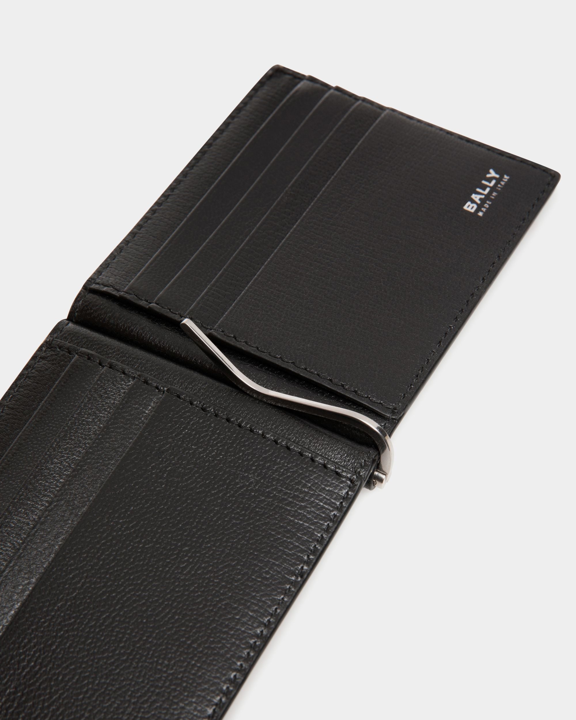Easy Bally Bifold In Black Leather - Homme - Bally - 04