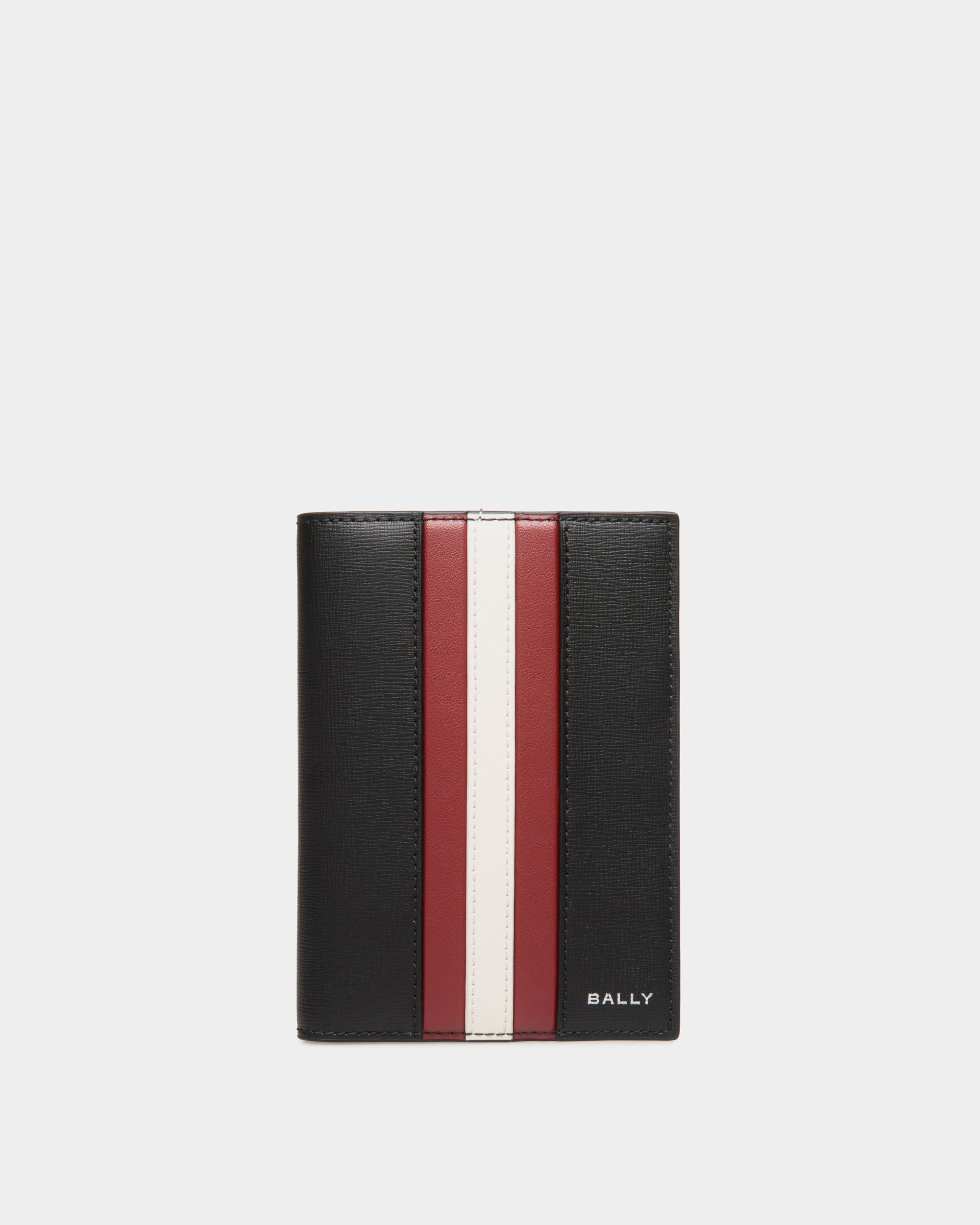 Étui Porte-Passeport Mythos En Cuir Recyclé Noir - Homme - Bally - 01