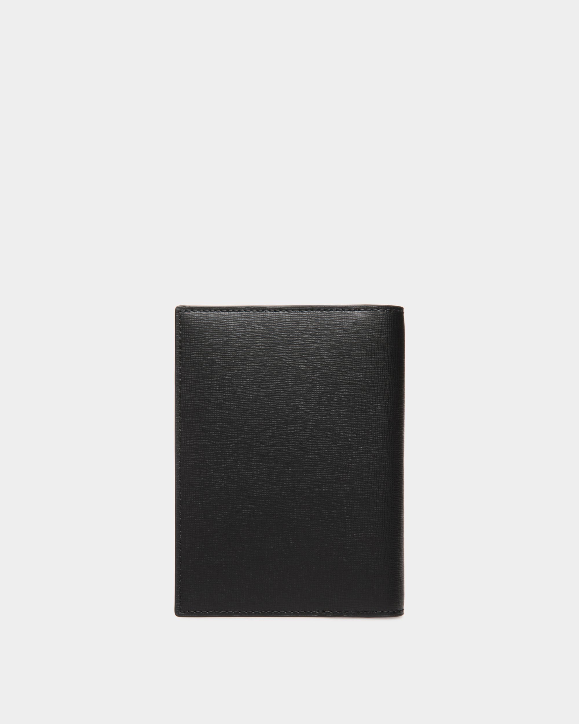 Étui Porte-Passeport Mythos En Cuir Recyclé Noir - Homme - Bally - 02