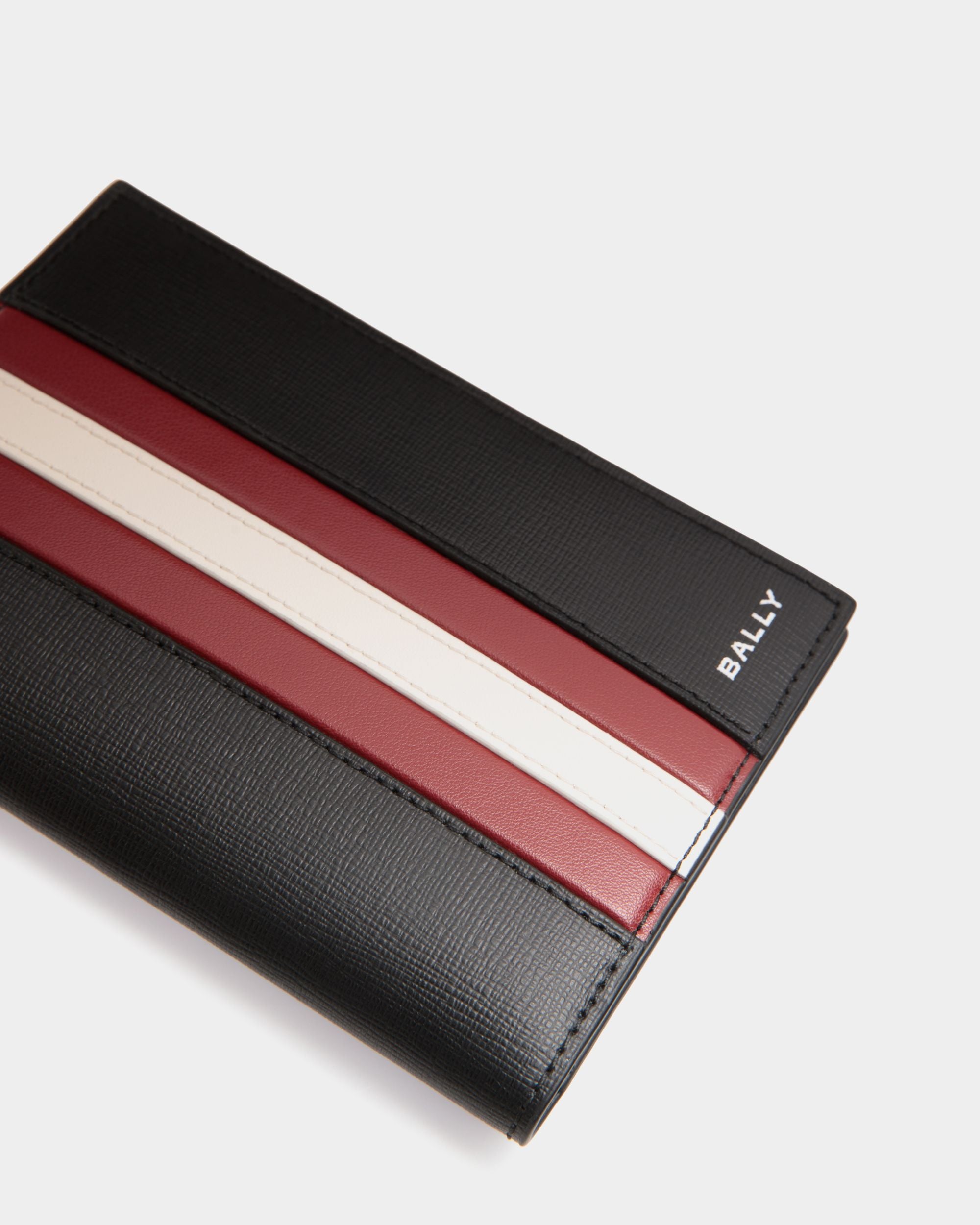 Étui Porte-Passeport Mythos En Cuir Recyclé Noir - Homme - Bally - 04