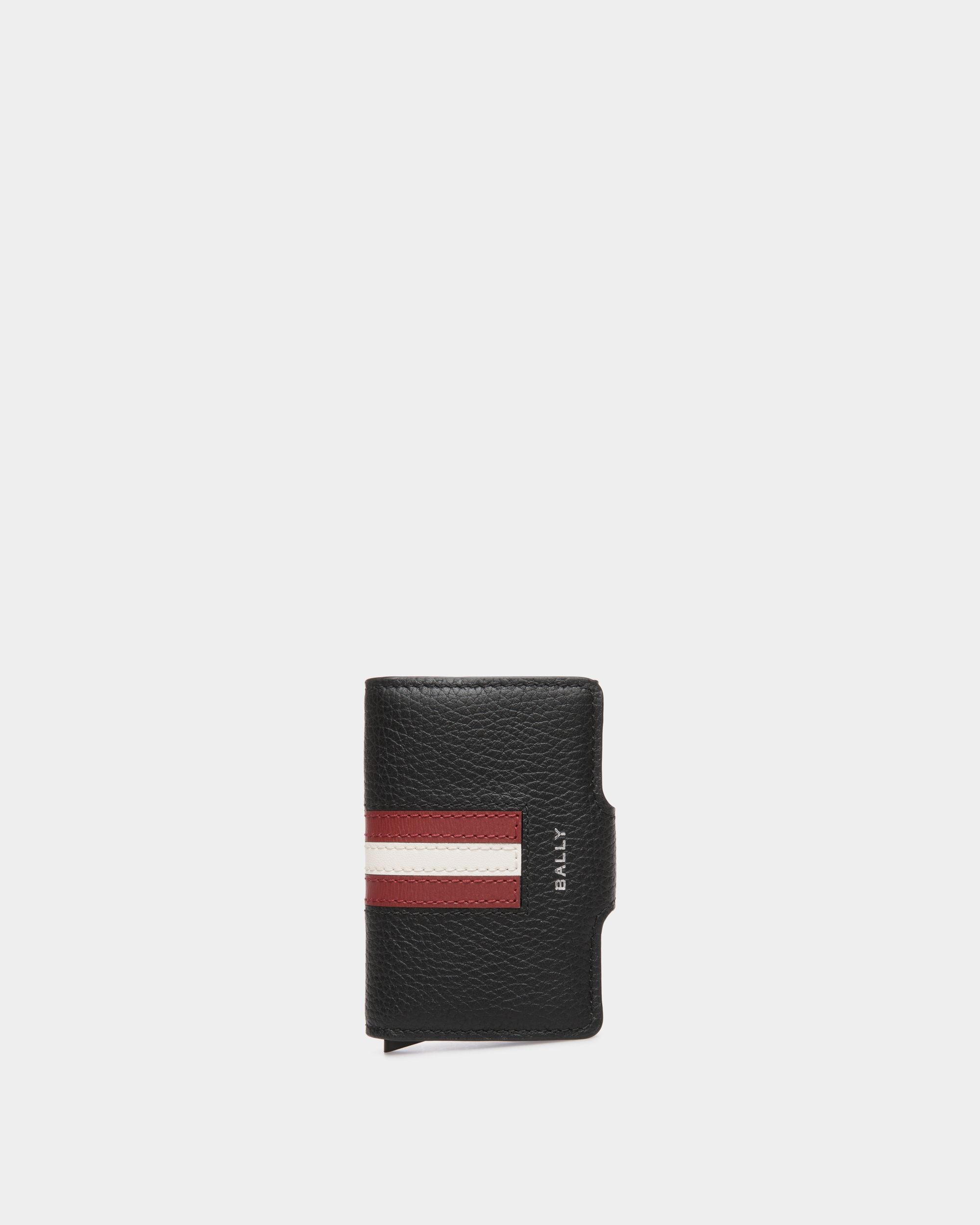 Smart-Portefeuille Ribbon En Cuir Noir - Homme - Bally - 01
