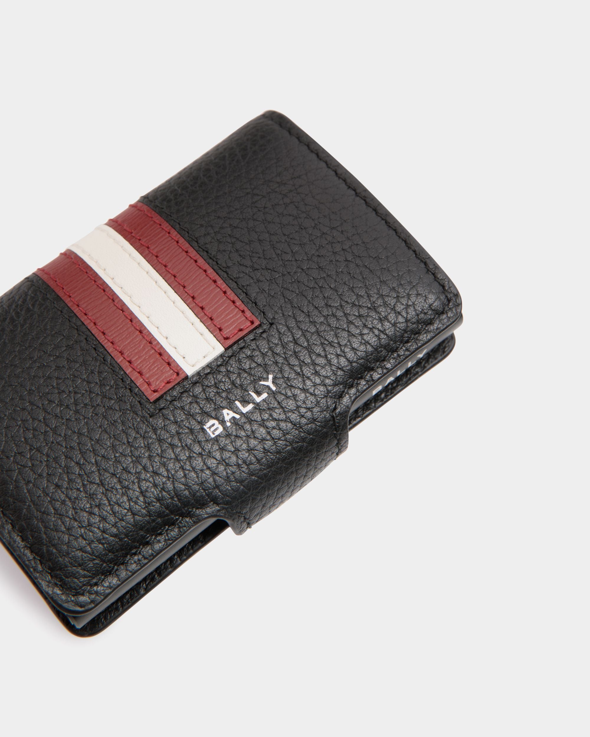 Smart-Portefeuille Ribbon En Cuir Noir - Homme - Bally - 04