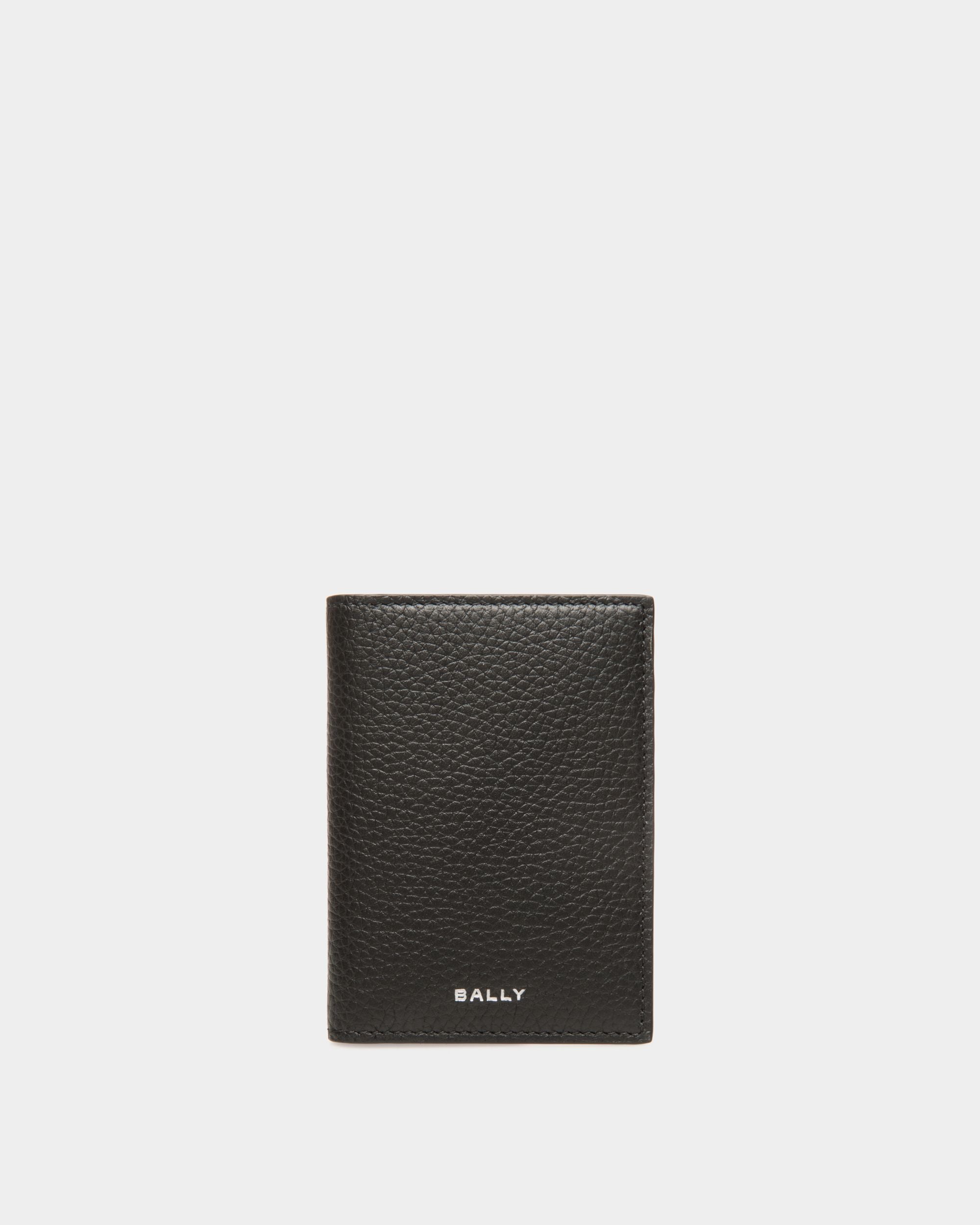 Portefeuille À Deux Volets Oeden En Cuir Noir - Homme - Bally - 01