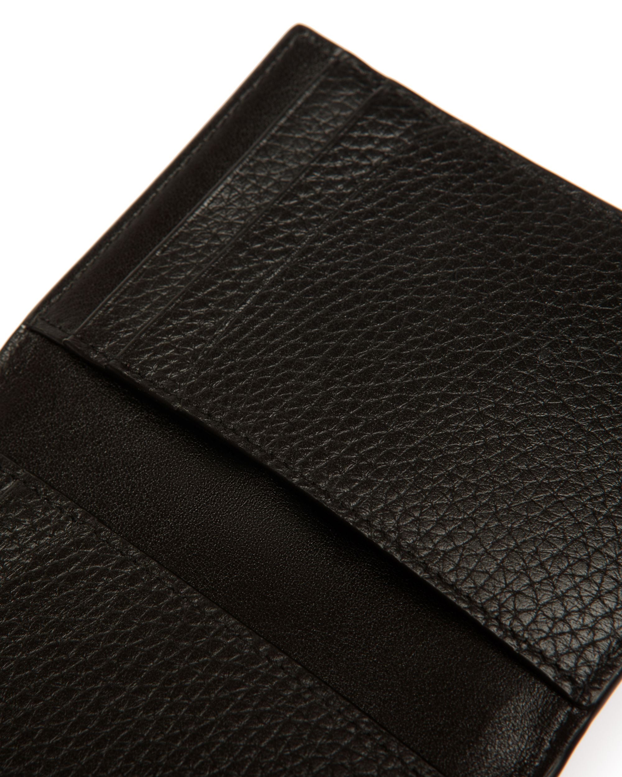 Portefeuille À Deux Volets Oeden En Cuir Noir - Homme - Bally - 04